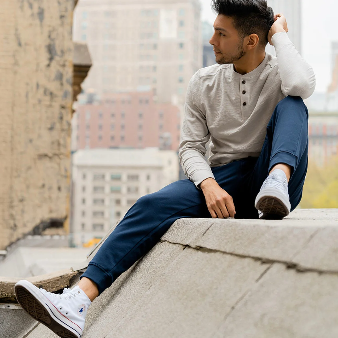 All Day Sweatpants - Navy - Image 3