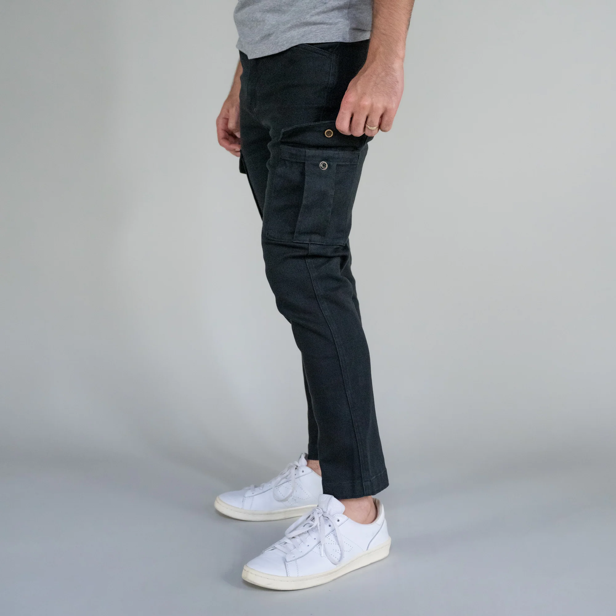 Cargo Pants - Black - Image 6