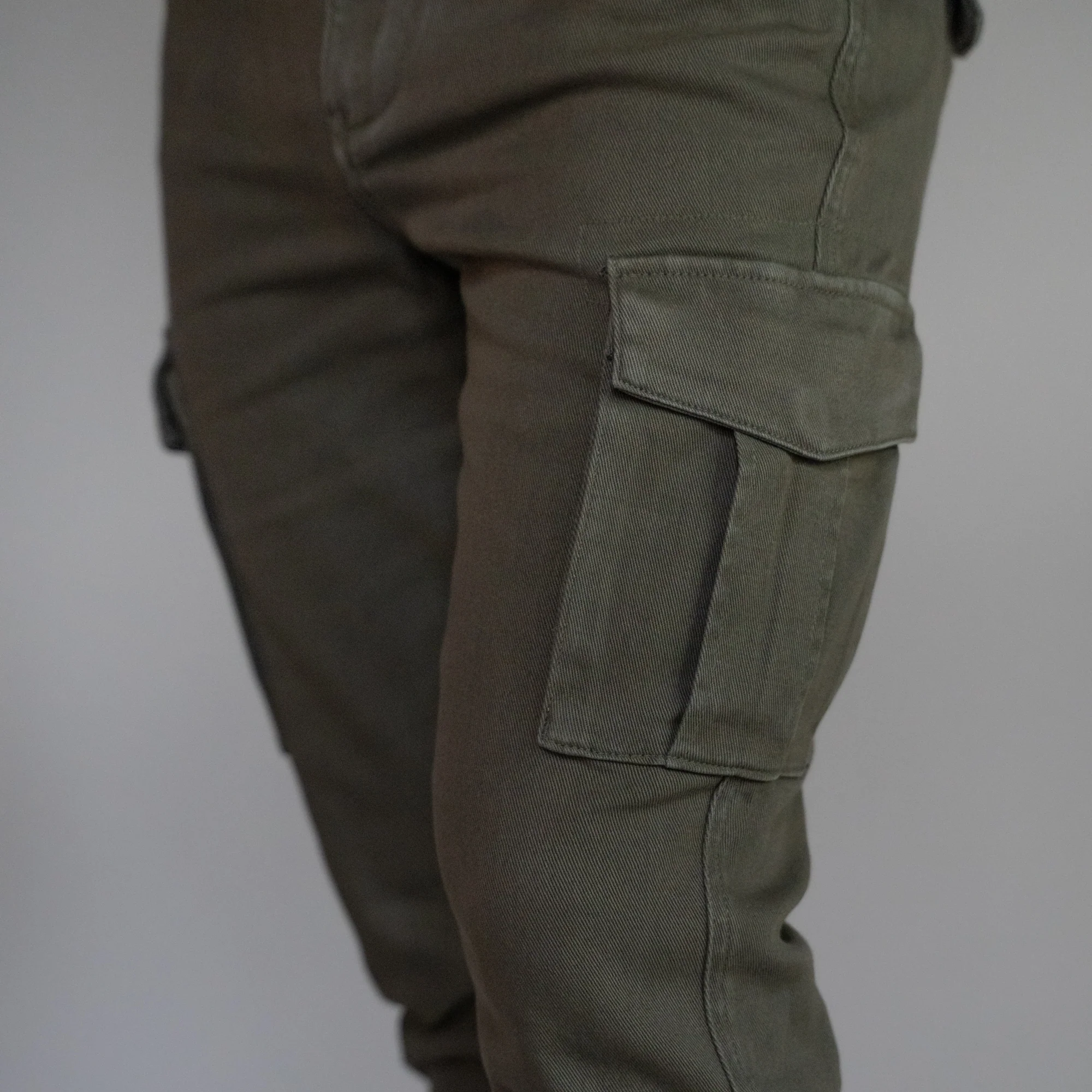 Cargo Pants - Olive - Image 3
