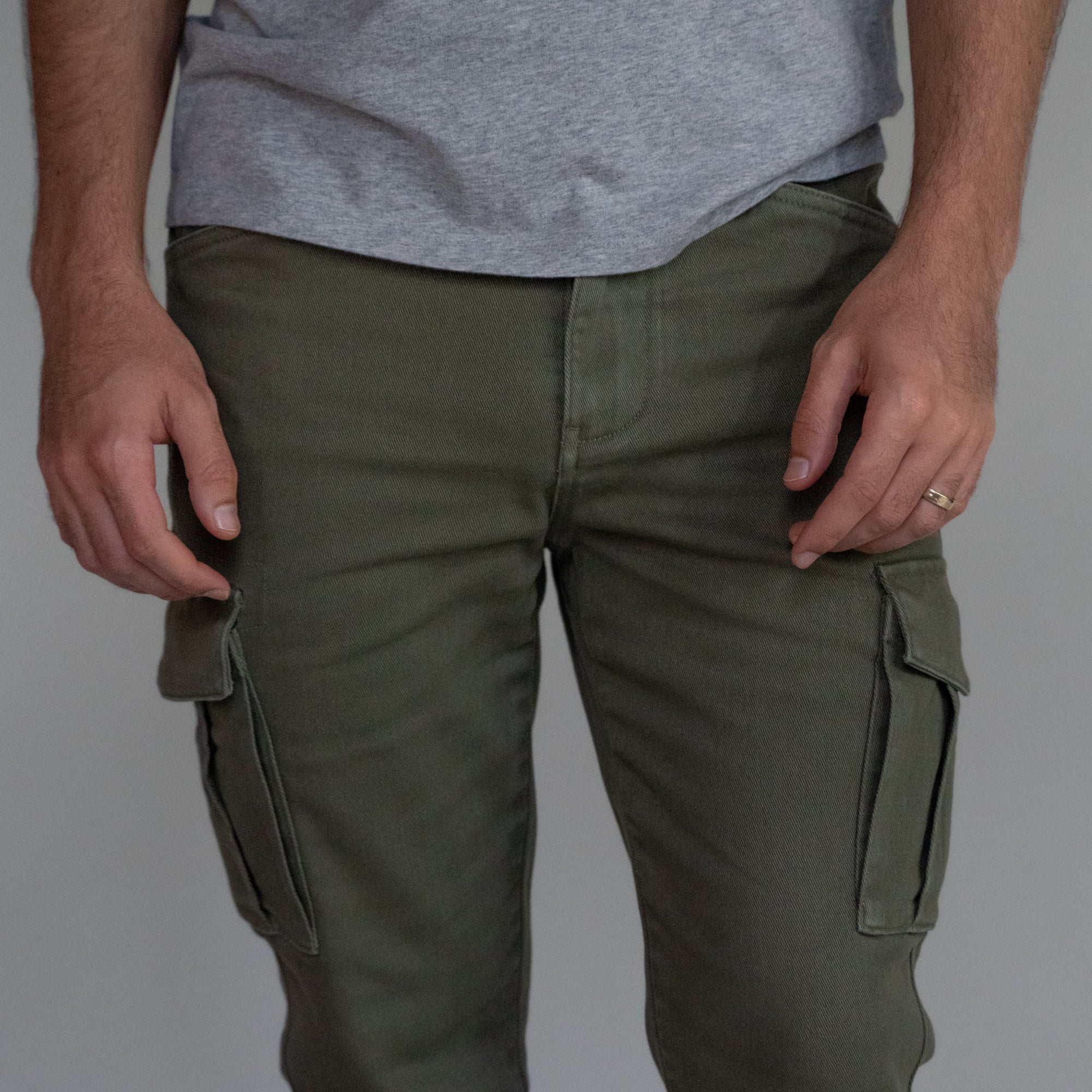 Cargo Pants - Olive - Image 5