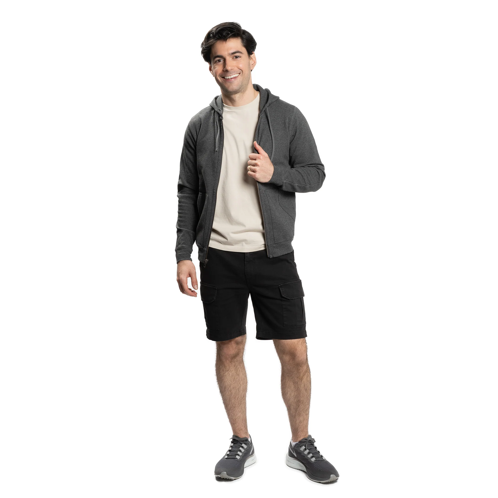 Cargo Shorts - Black - Image 3