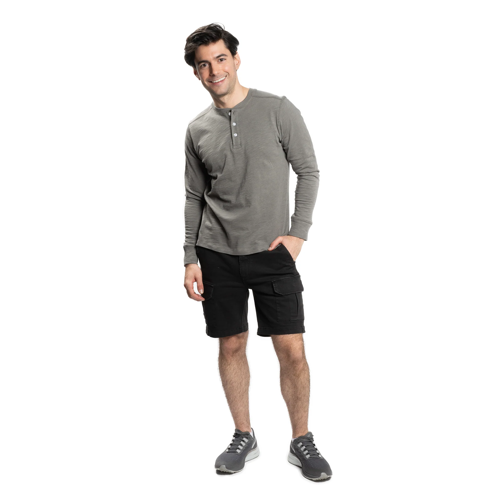 Cargo Shorts - Black - Image 8