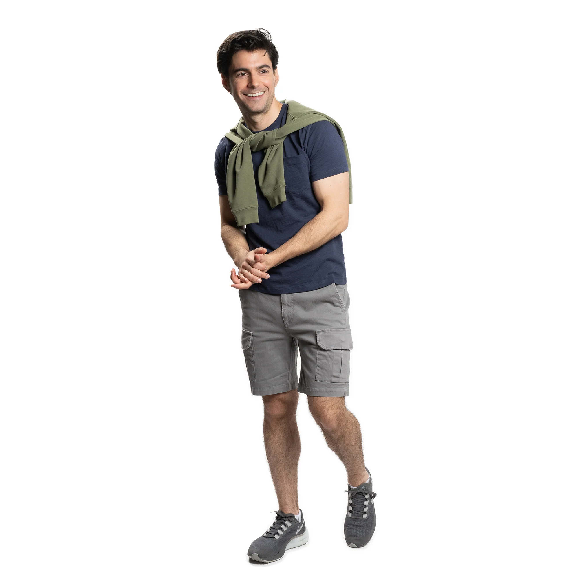Cargo Shorts - Grey - Image 5