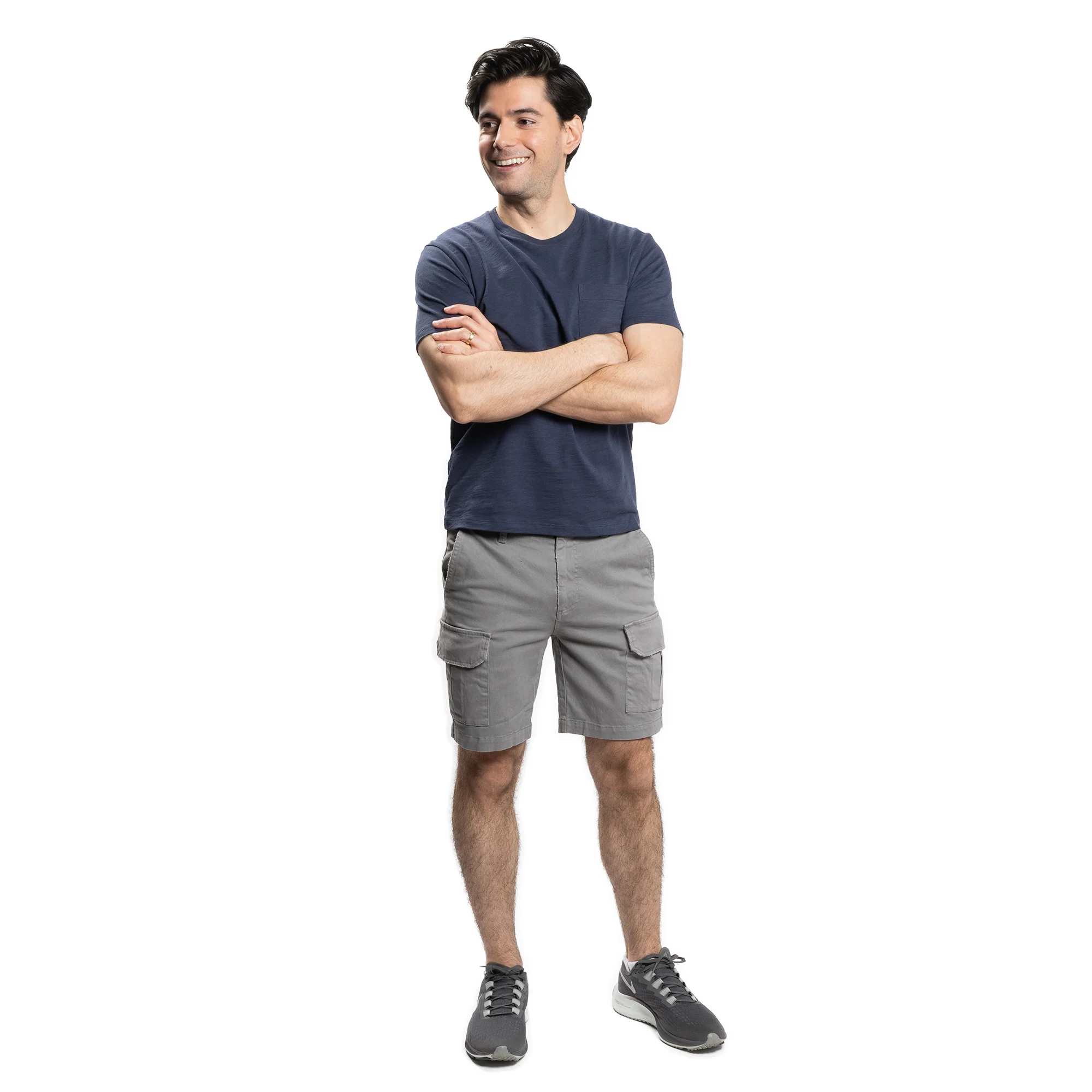 Cargo Shorts - Grey - Image 8