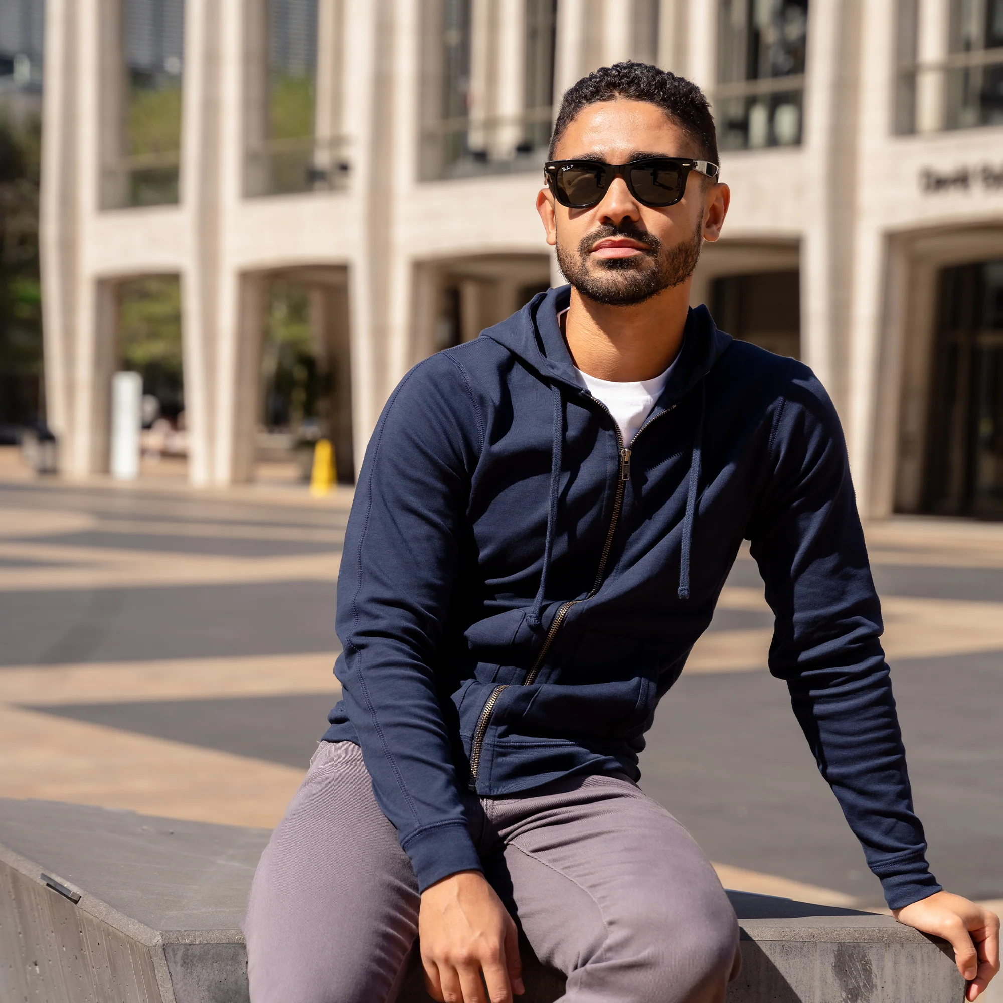 Classic Hoodie - Navy - Image 3