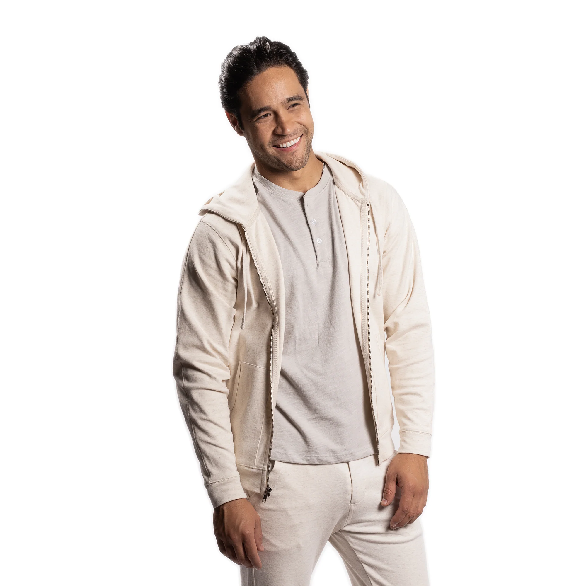 Classic Hoodie - Oatmeal - Image 4