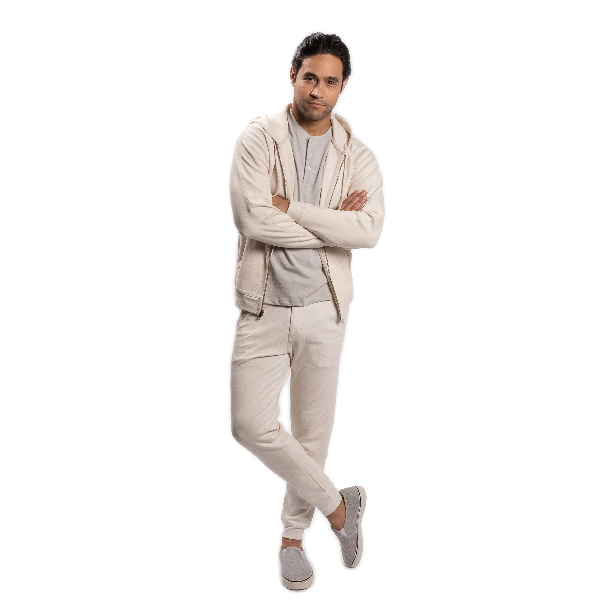 Classic Hoodie - Oatmeal - Image 5