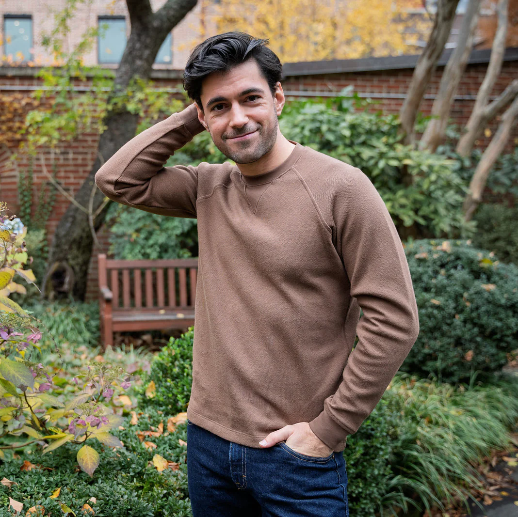 Cotton Pullovers - Brown - Image 3