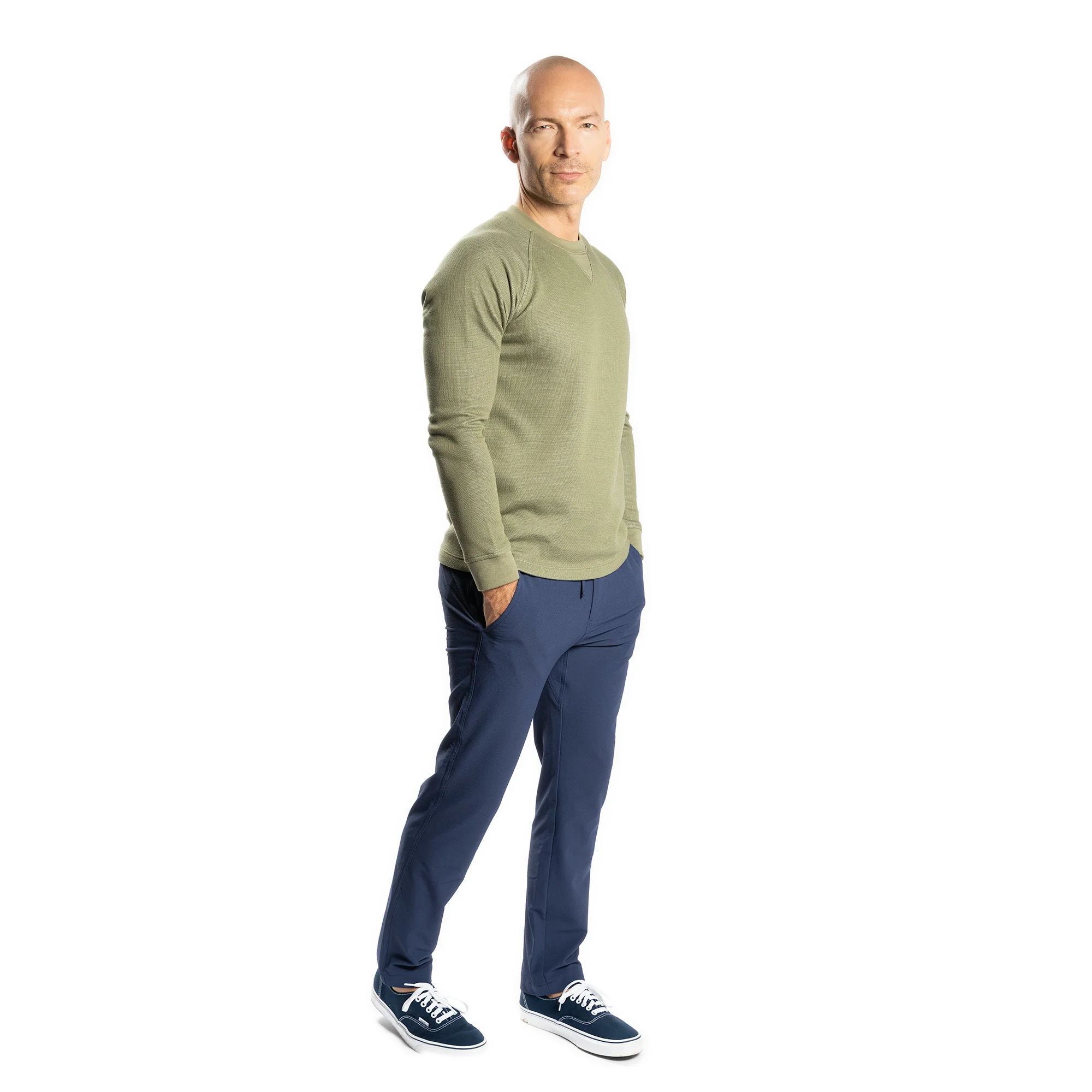 Cotton Pullovers - Olive - Image 4