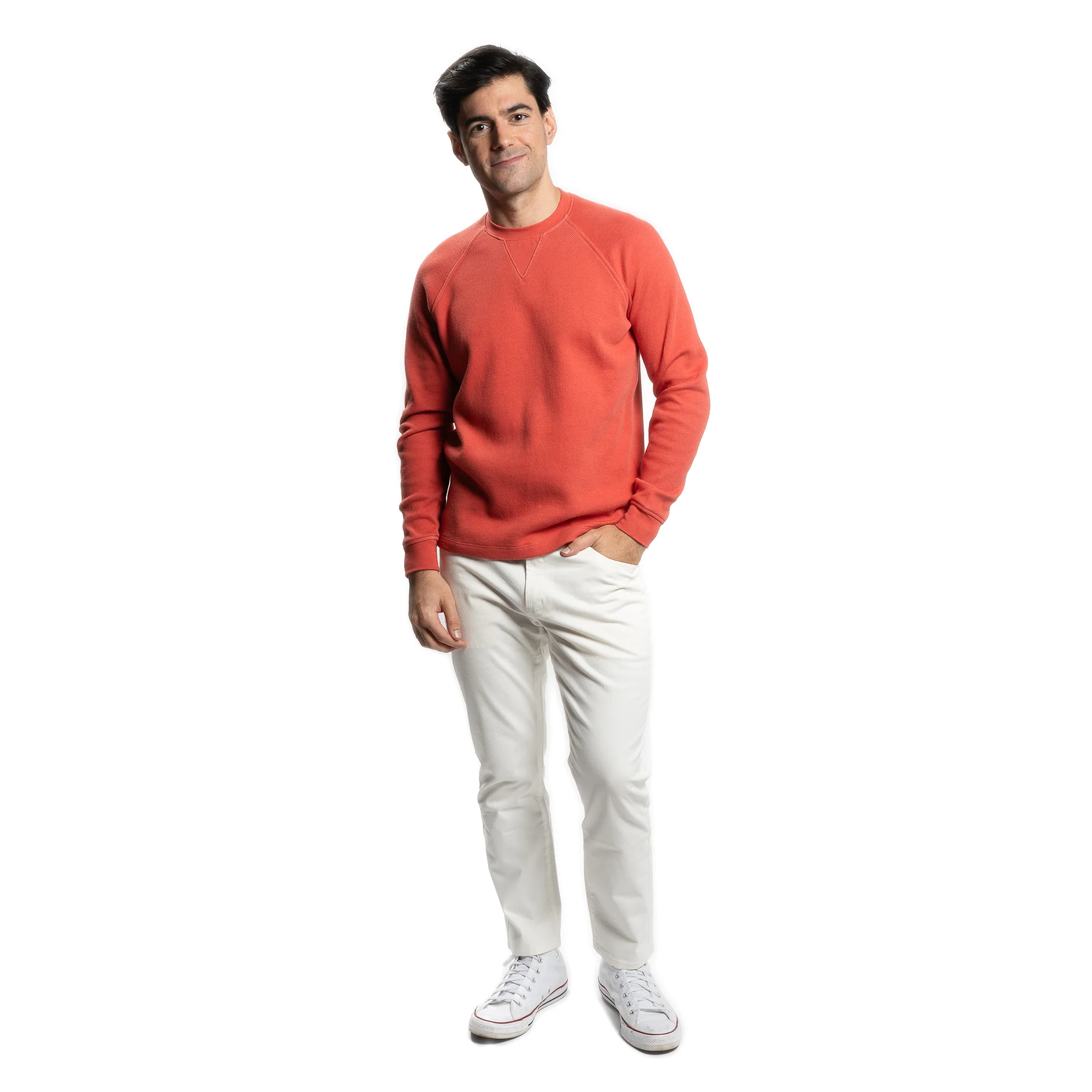 Cotton Pullovers - Red - Image 4