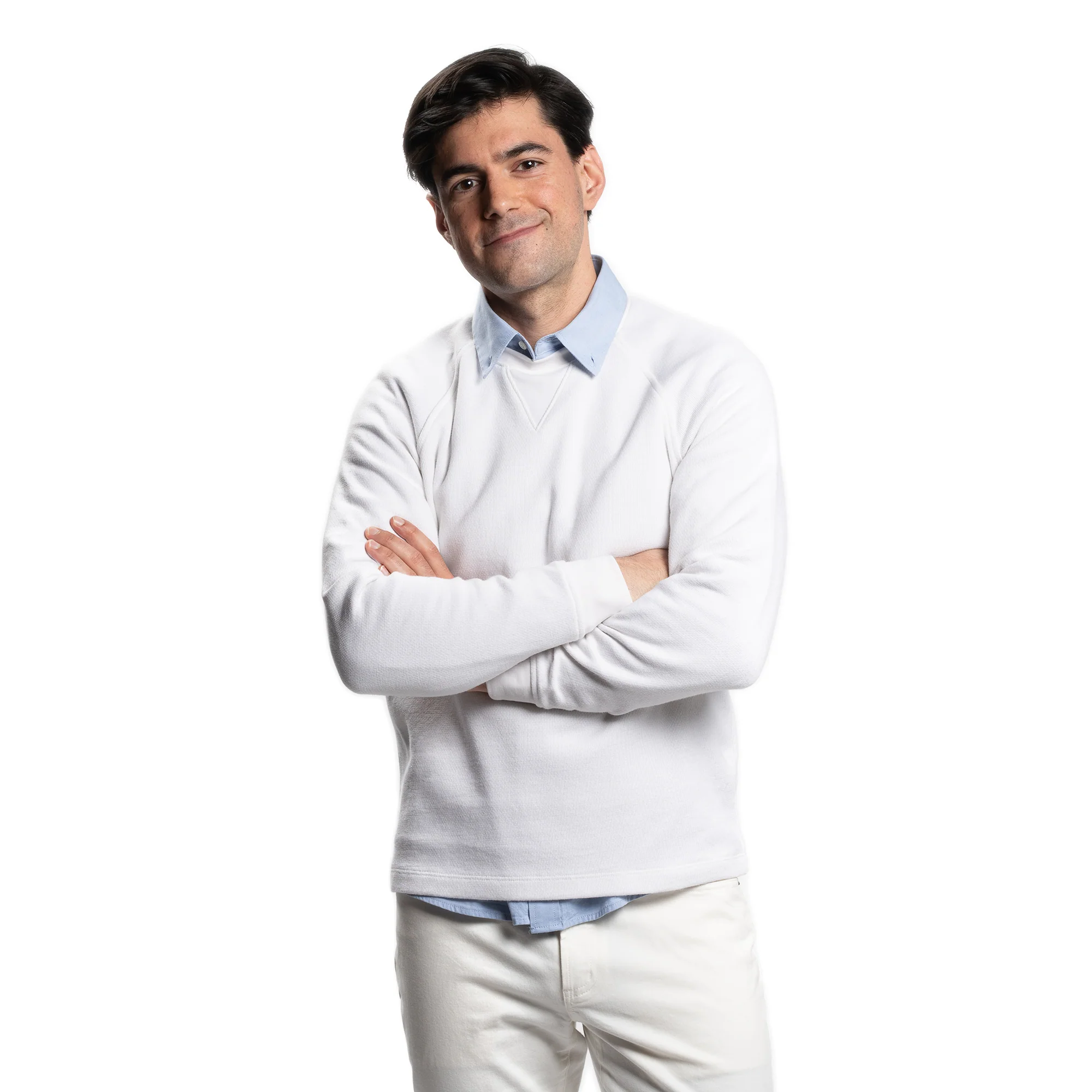 Cotton Pullovers - White - Image 3