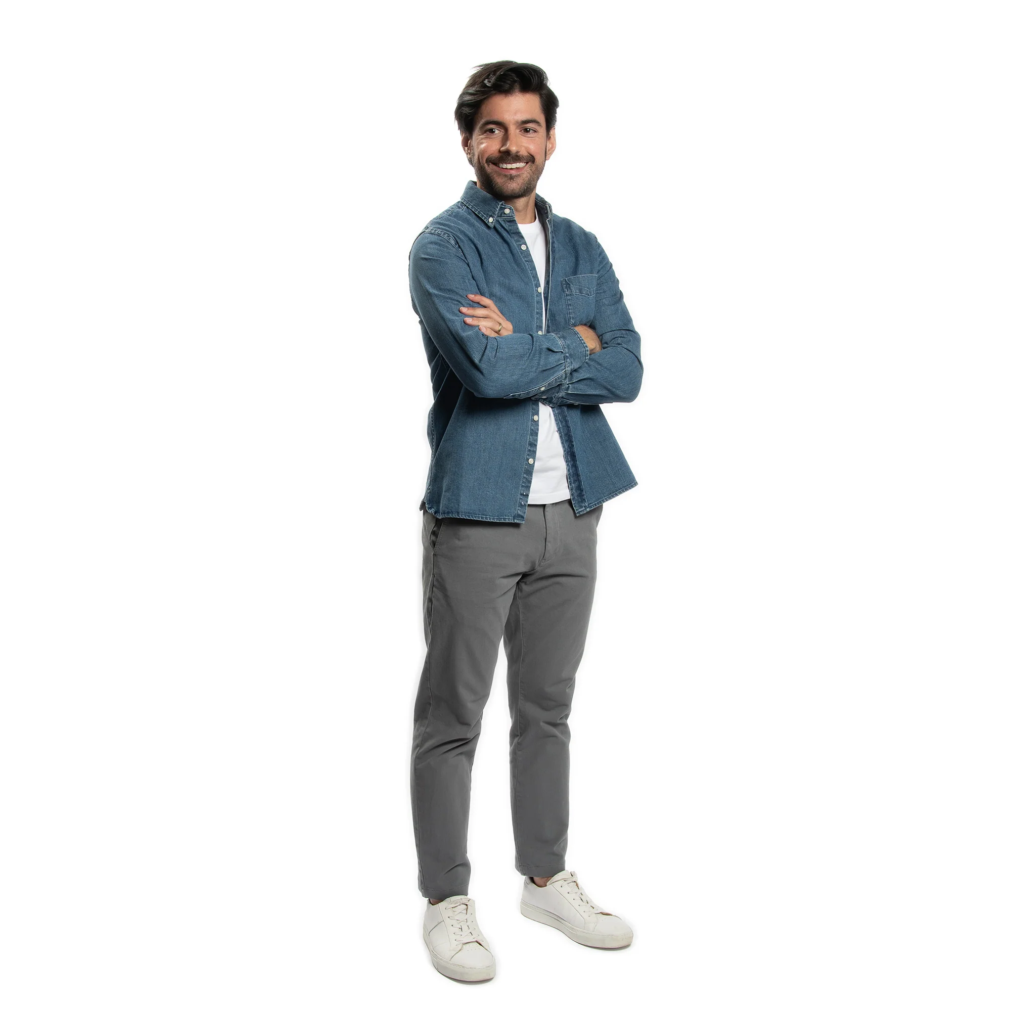 Denim Shirts - Medium Wash - Image 6