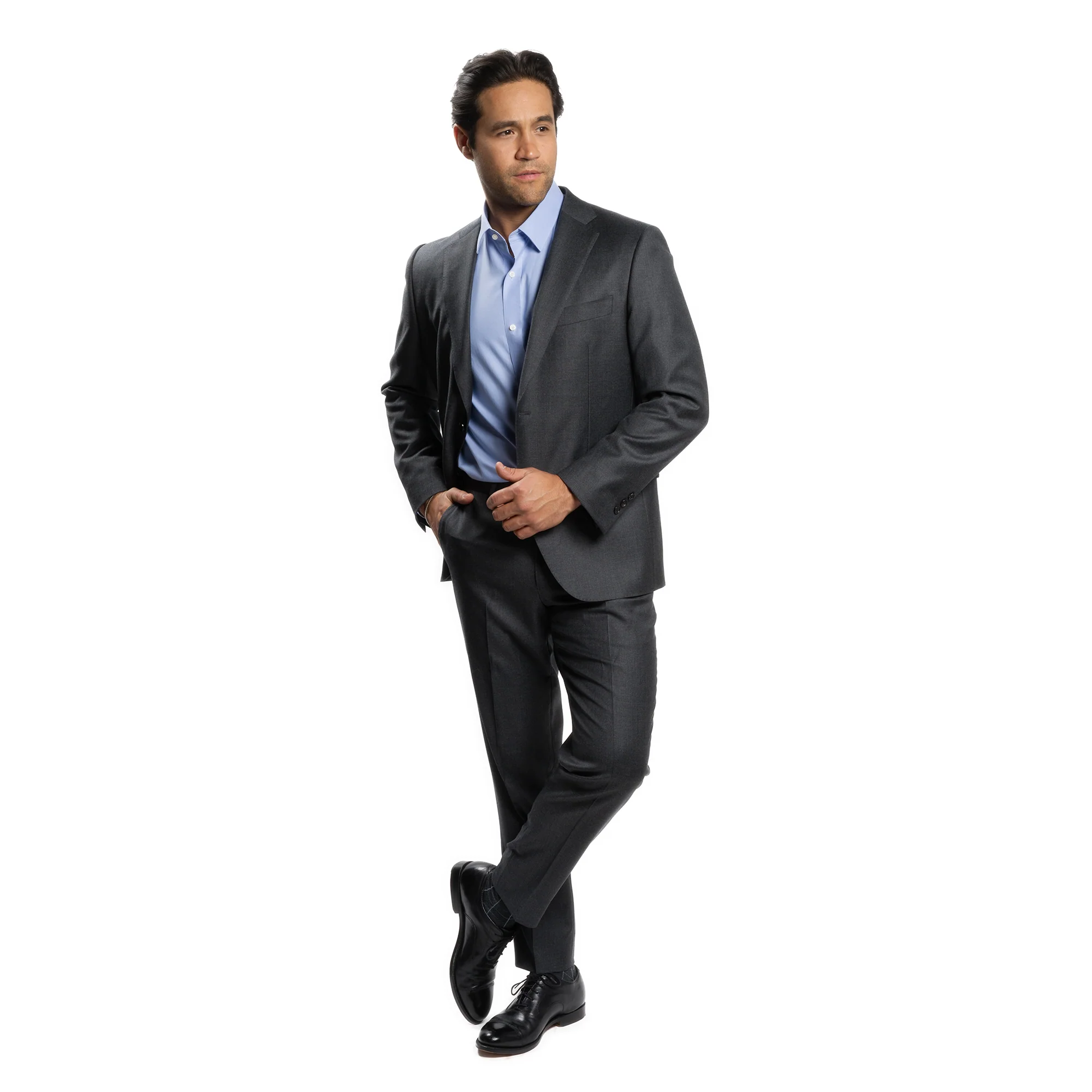 Easy Care Dress Shirt Standard Fit - Blue - Image 7