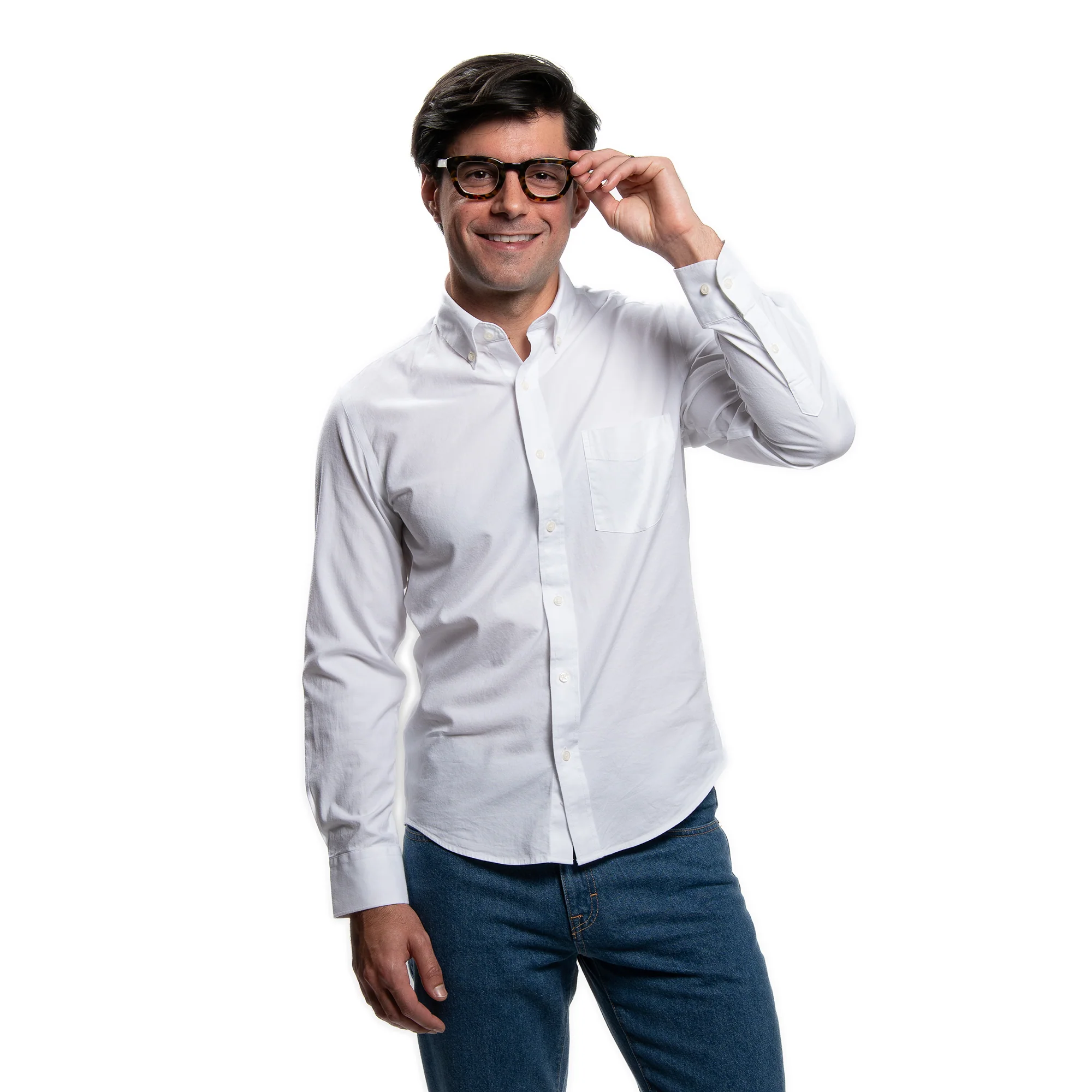 Everyday Stretch Oxford Slim Fit -  White - Image 2