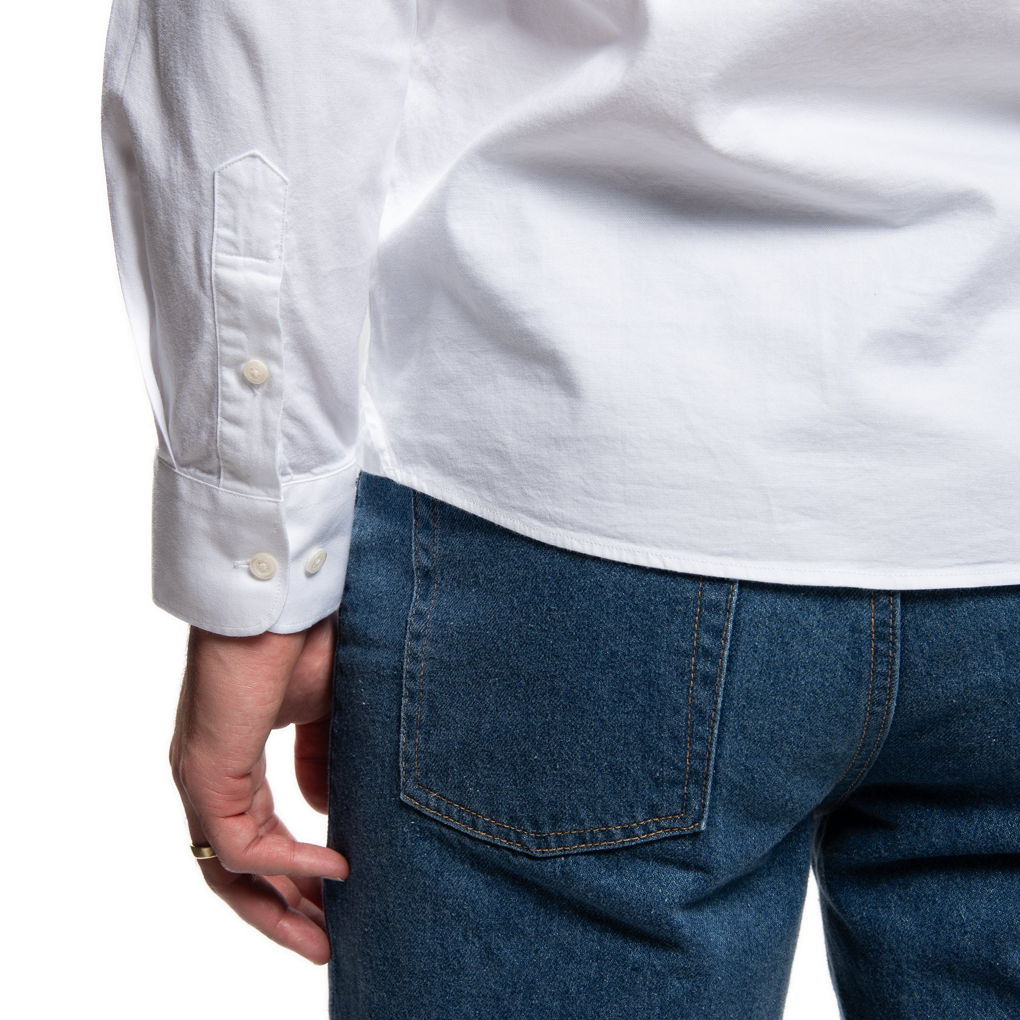 Everyday Stretch Oxford Slim Fit -  White - Image 3