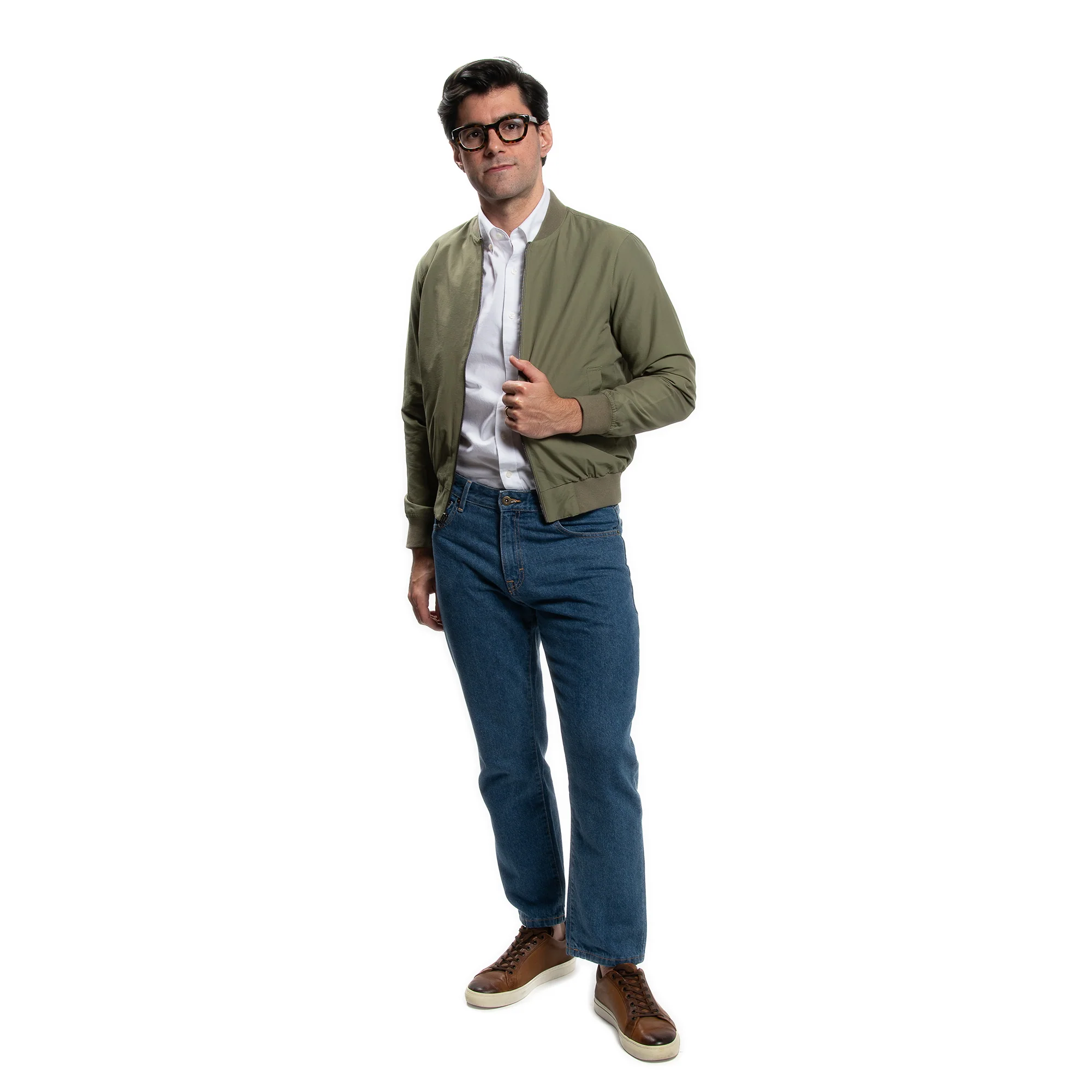 Everyday Stretch Oxford Slim Fit -  White - Image 4