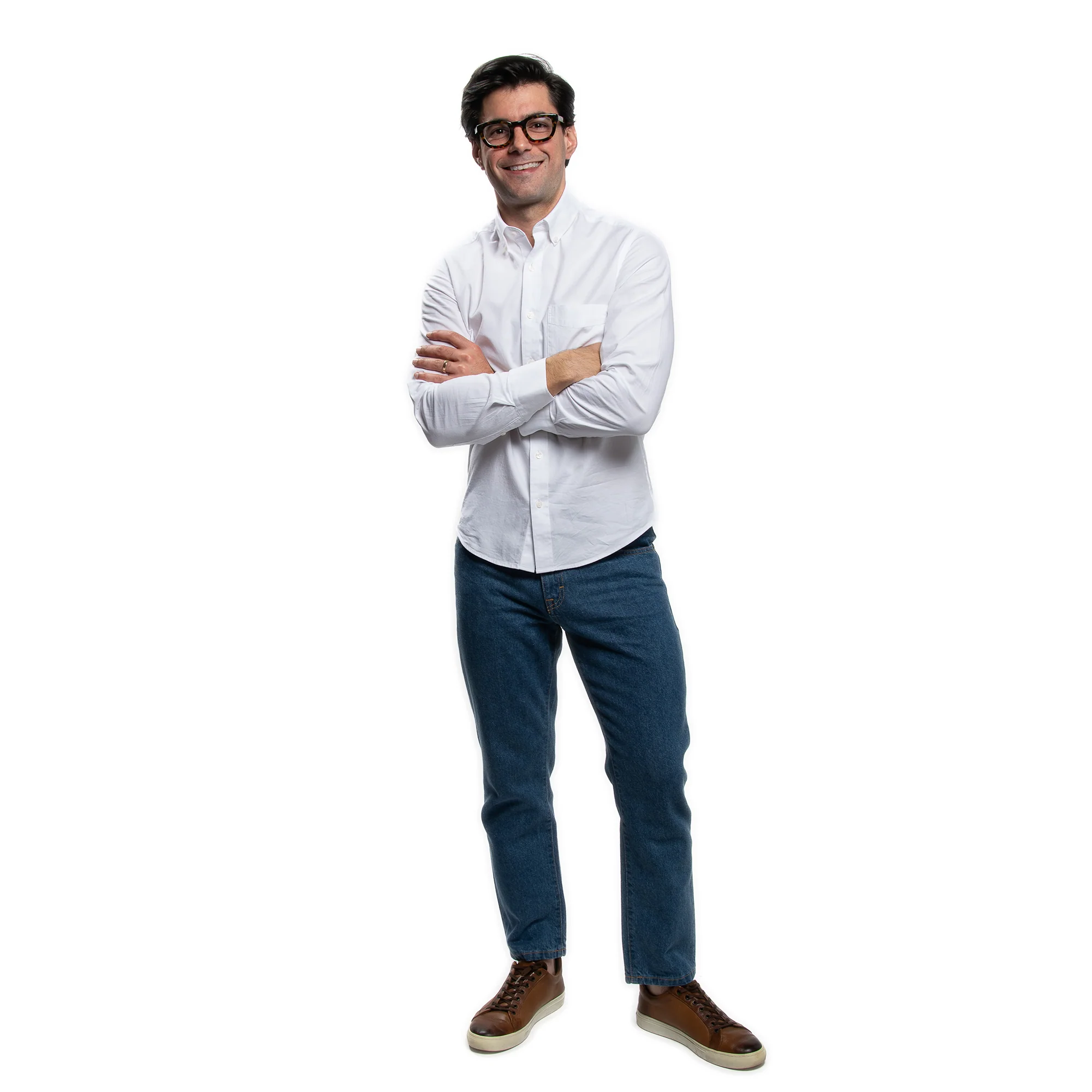 Everyday Stretch Oxford Slim Fit -  White - Image 7