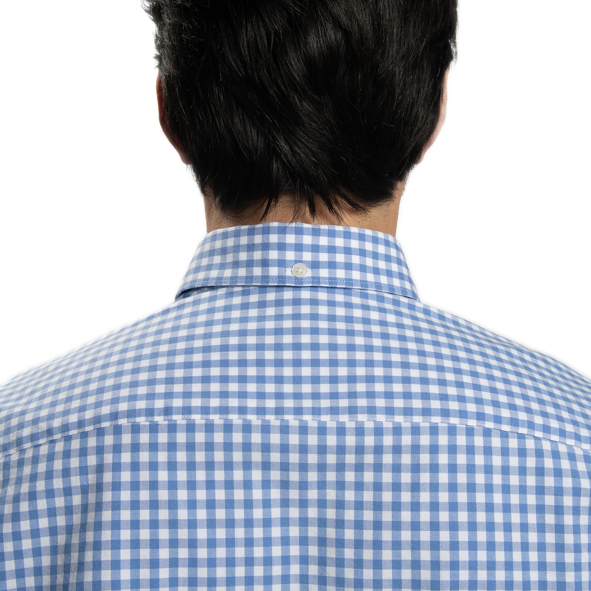 Everyday Stretch Oxford Standard Fit -  Blue Gingham - Image 5