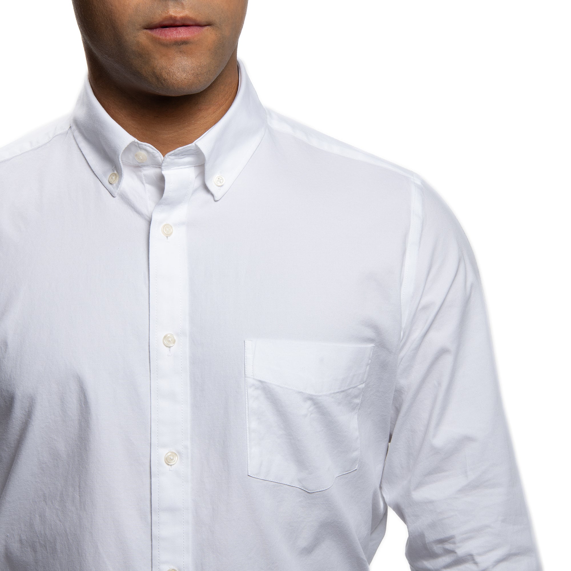 Everyday Stretch Oxford Standard Fit -  White - Image 4