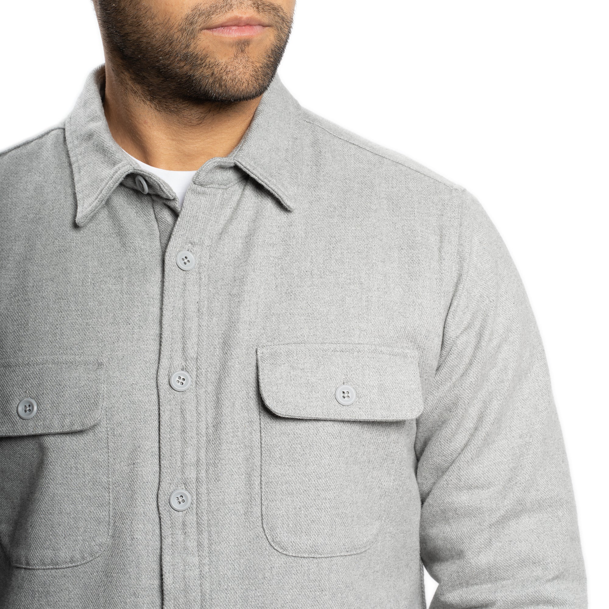 Flannel Jackets - Grey - Image 4