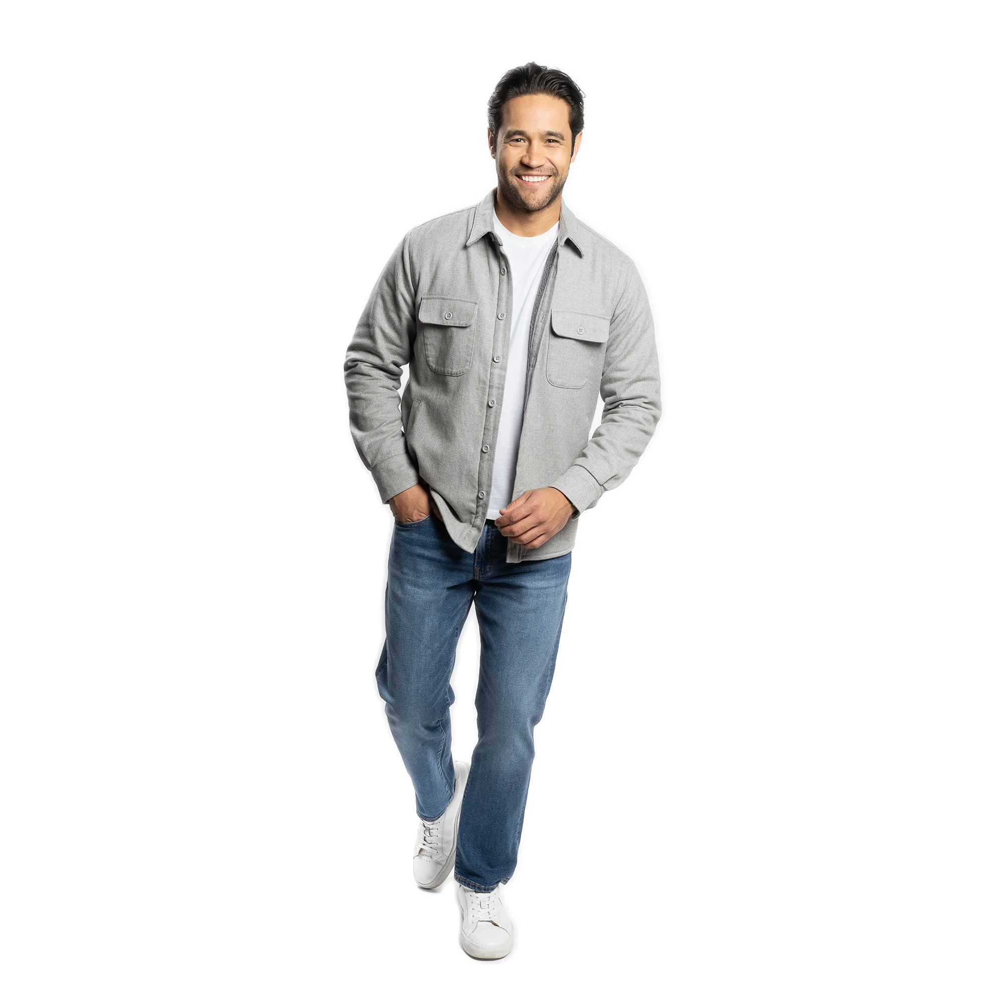 Flannel Jackets - Grey - Image 6