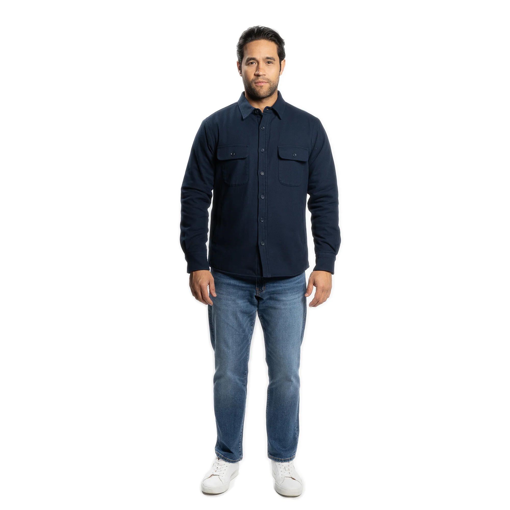 Flannel Jackets - Navy - Image 4