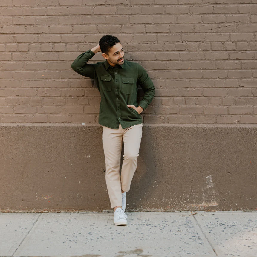 Flannel Jackets - Olive - Image 3