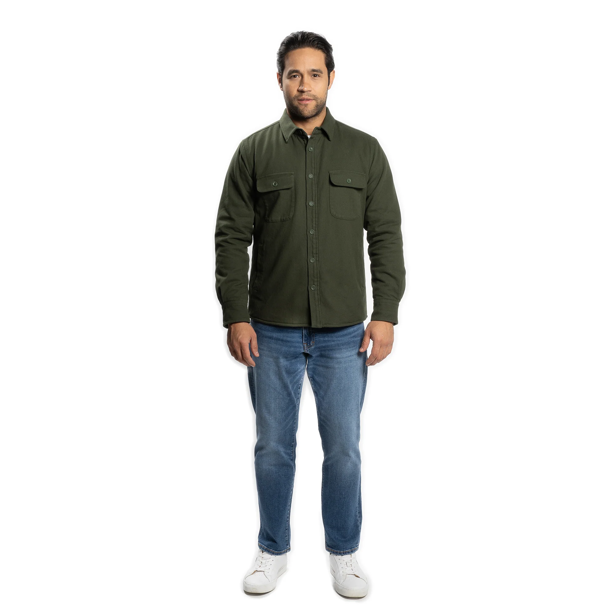 Flannel Jackets - Olive - Image 4