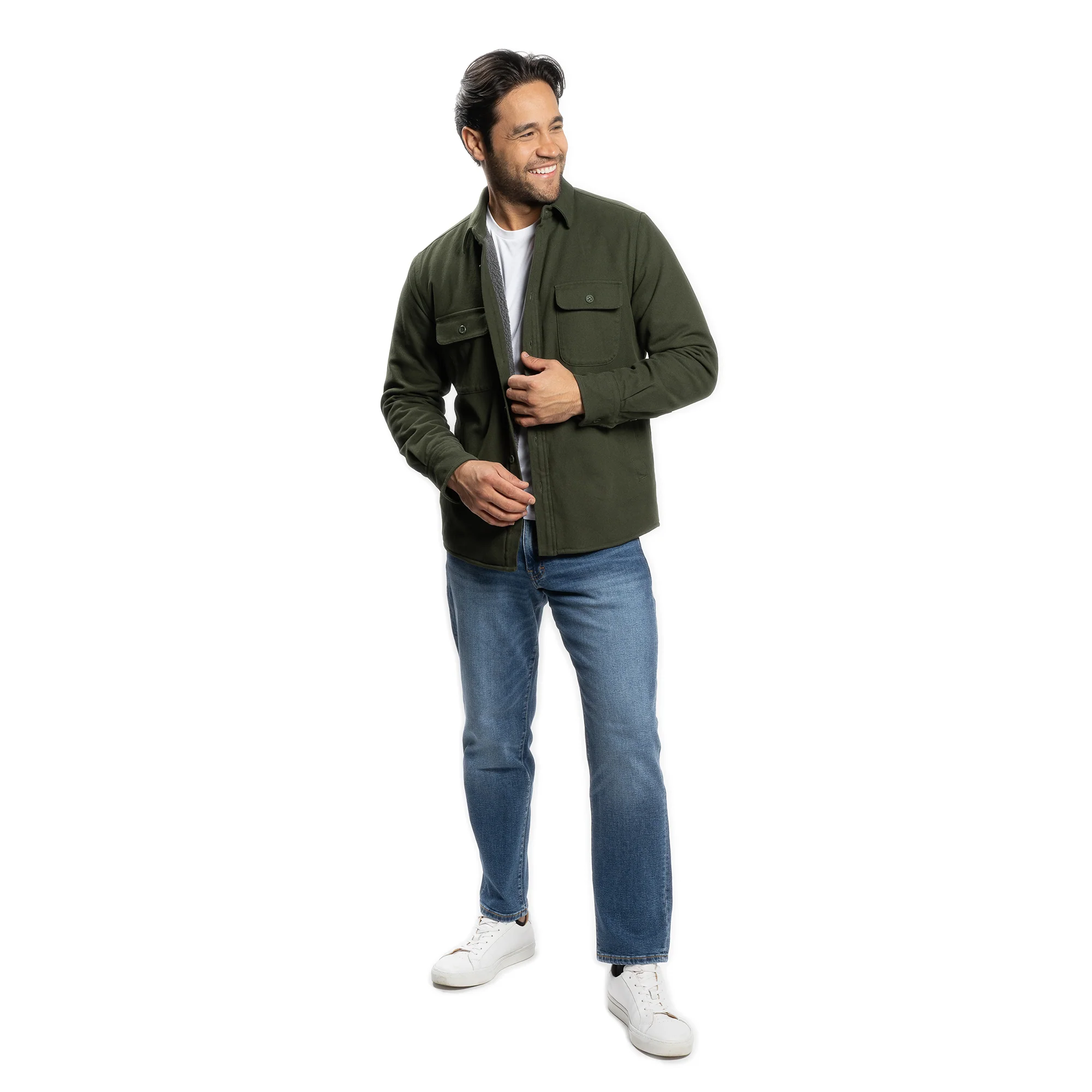 Flannel Jackets - Olive - Image 6