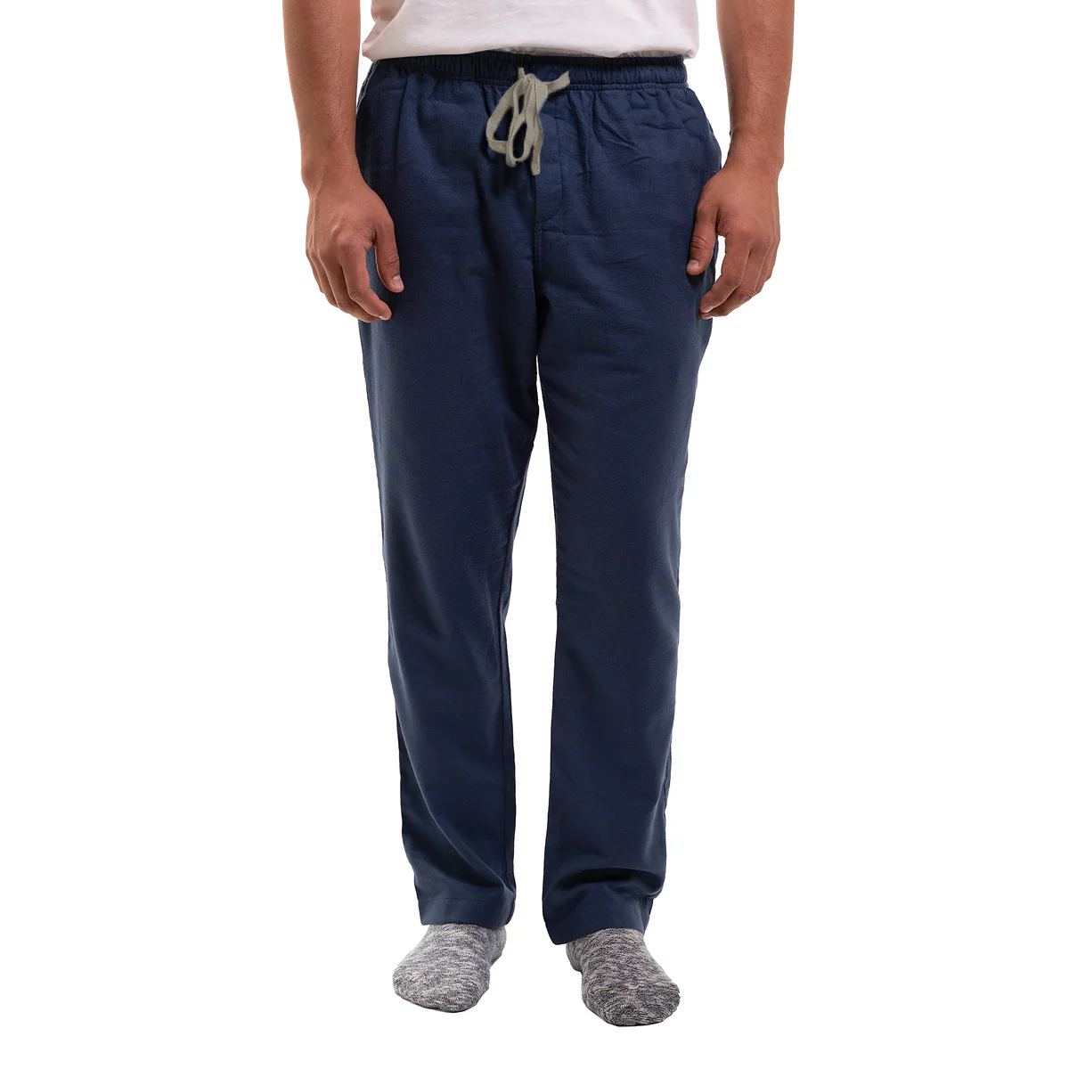 Flannel Pajama Pants - Navy - Image 3