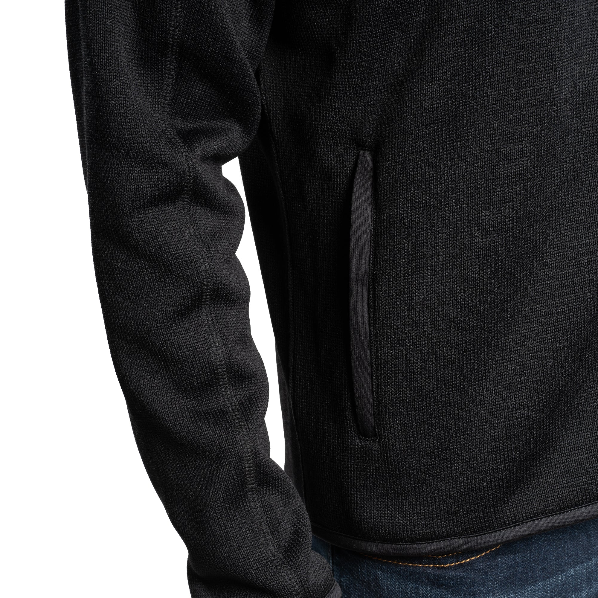Fleece Jacket - Black - Image 4