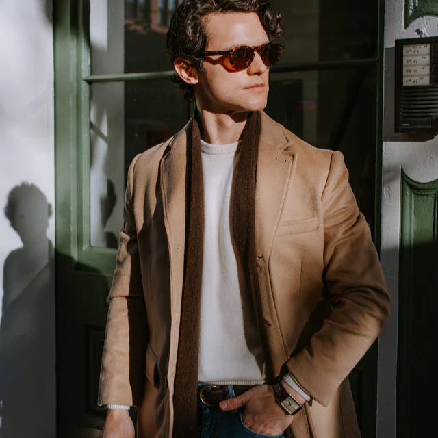 Fulton Wool Cashmere Topcoat - Camel - Image 4