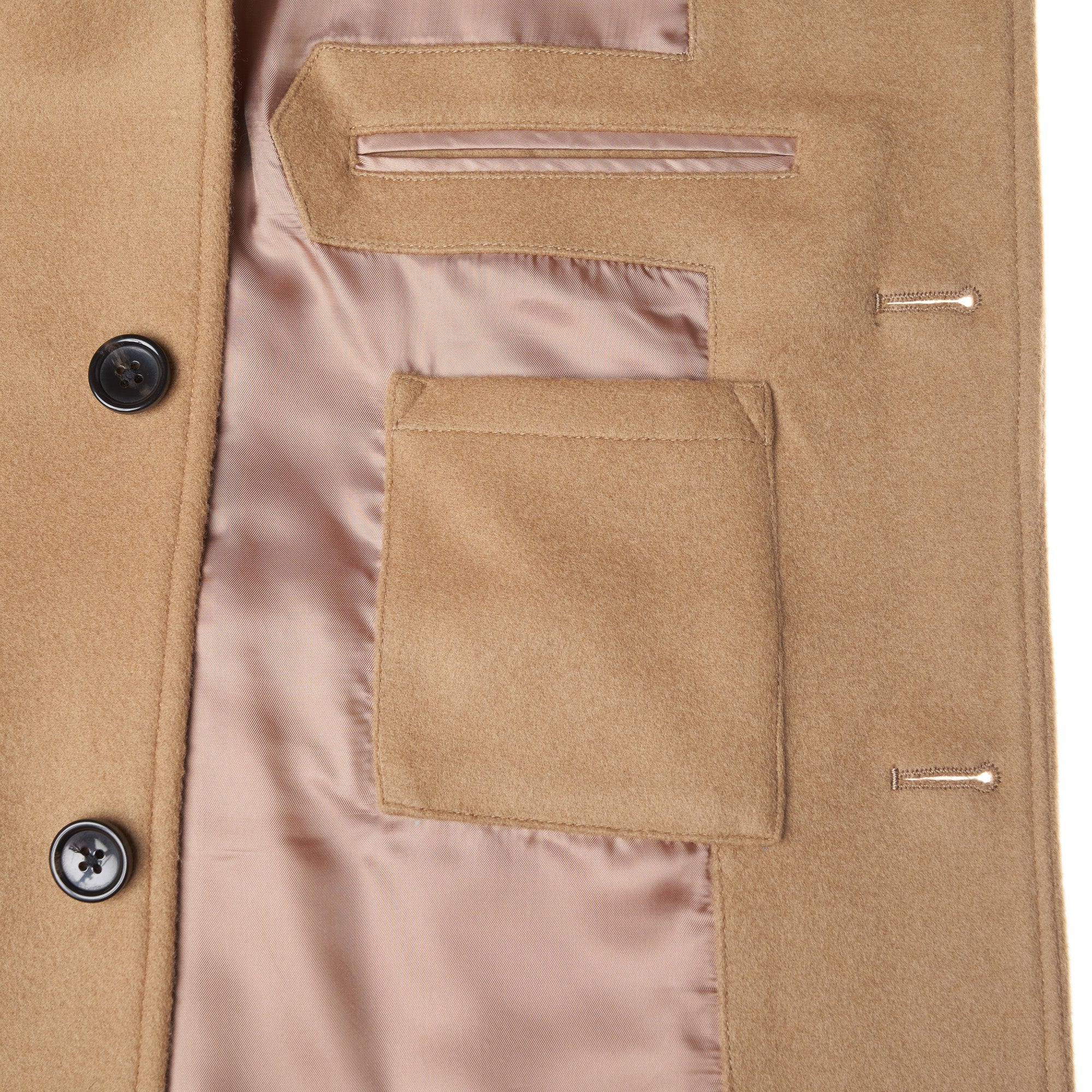 Fulton Wool Cashmere Topcoat - Camel - Image 8