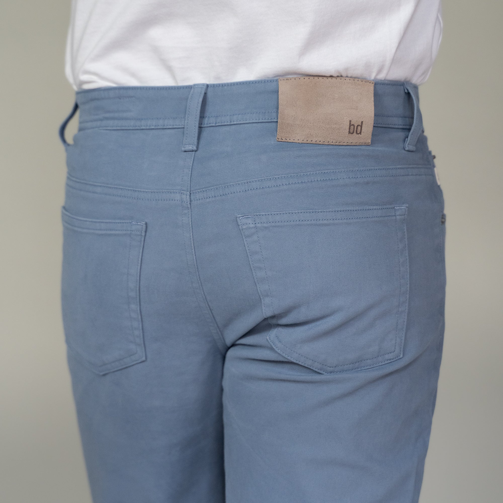 Italian 5-Pocket Pants - Slate - Image 5