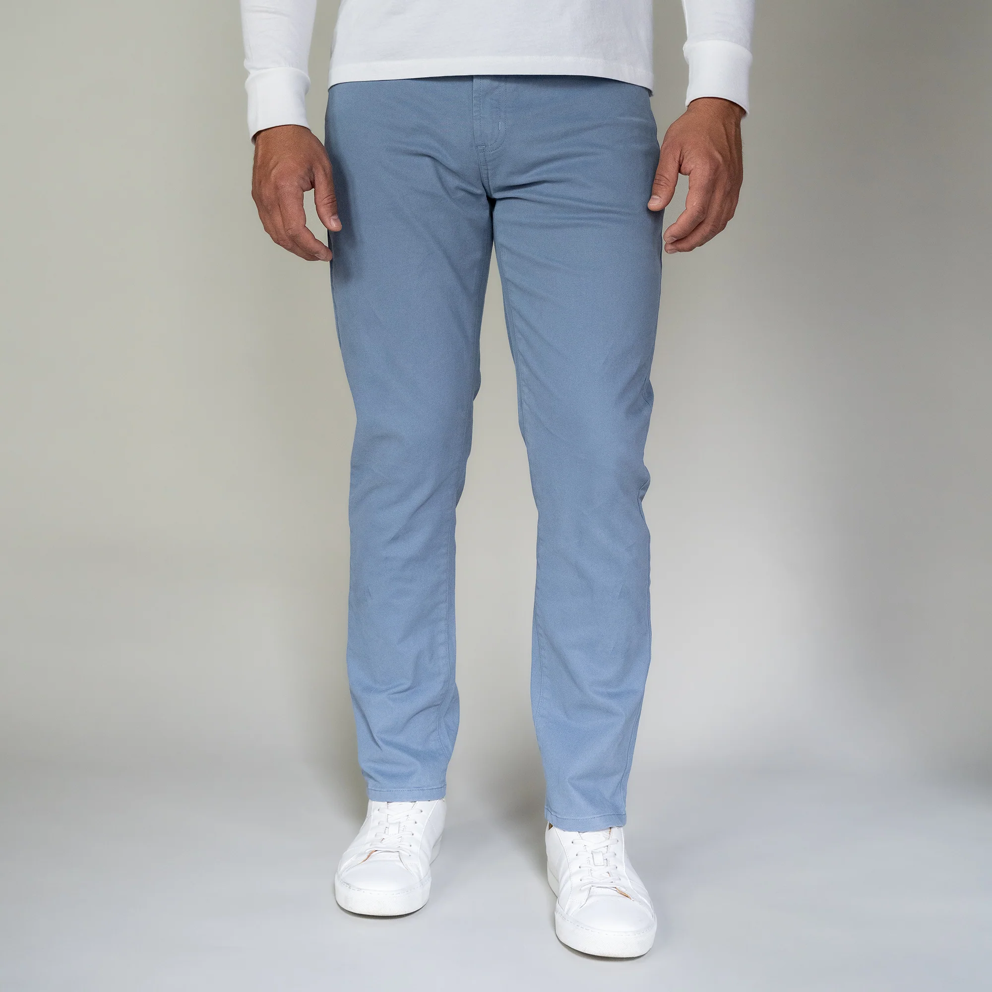 Italian 5-Pocket Pants - Slate - Image 6