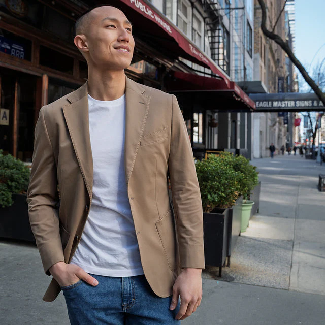Italian Tech Blazers - Tan - Image 3