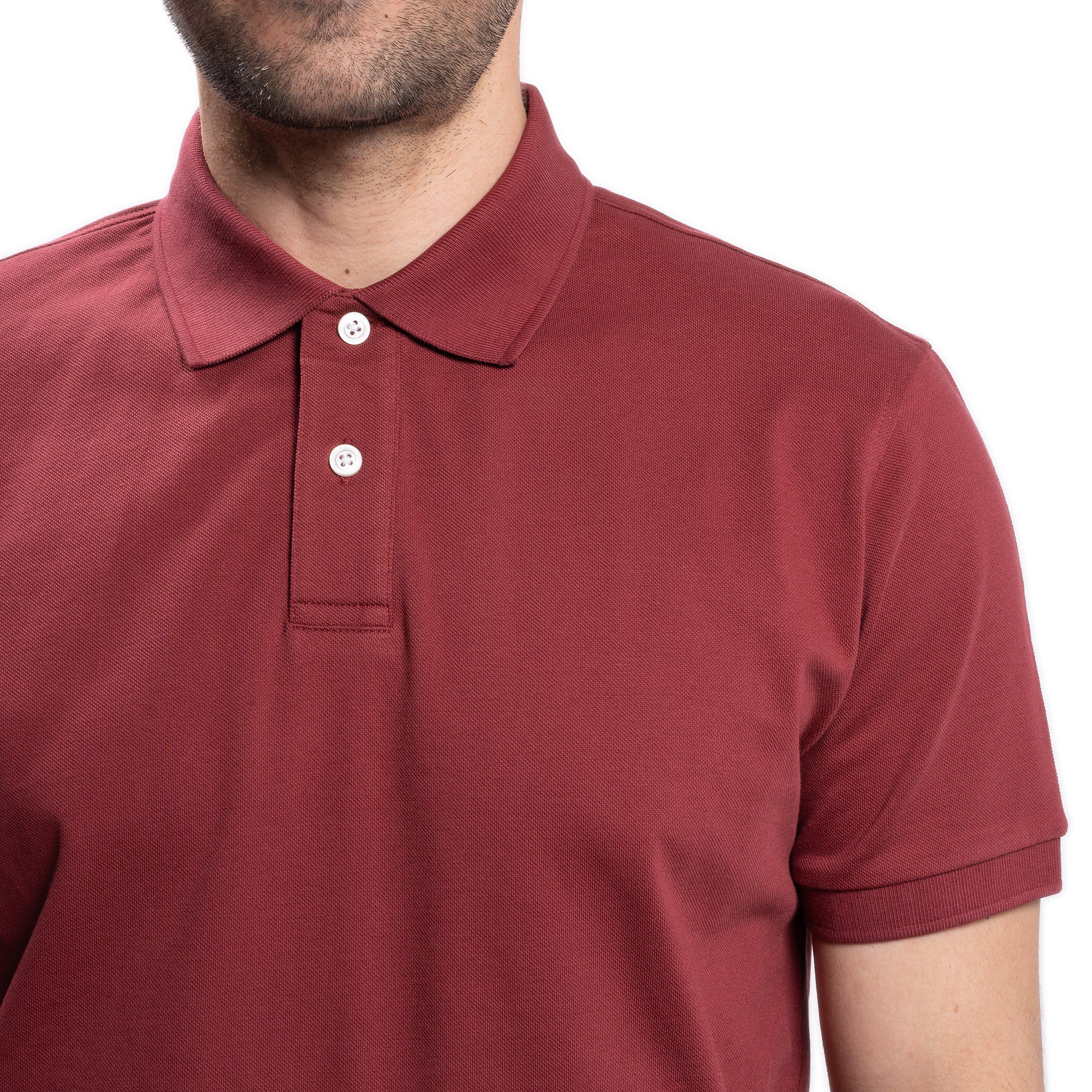 James Polo Shirt - Burgundy - Image 5