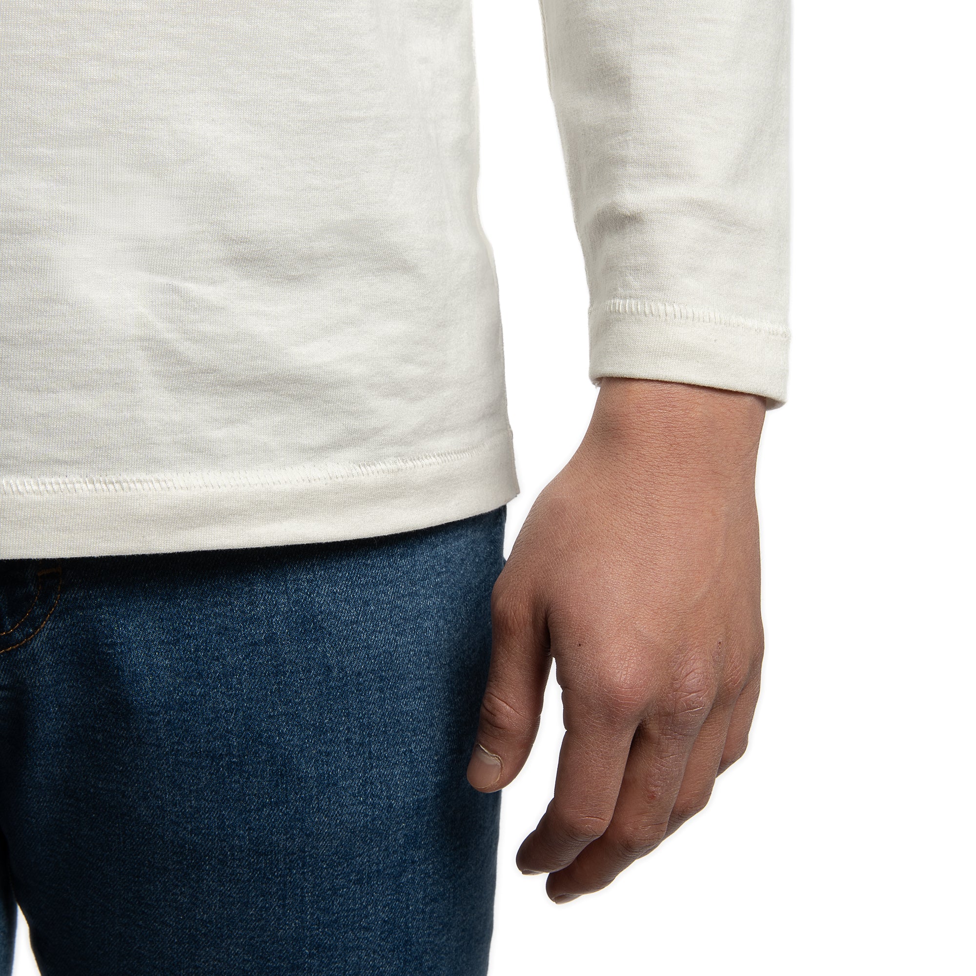Japanese Long Sleeve T-Shirts - White - Image 8