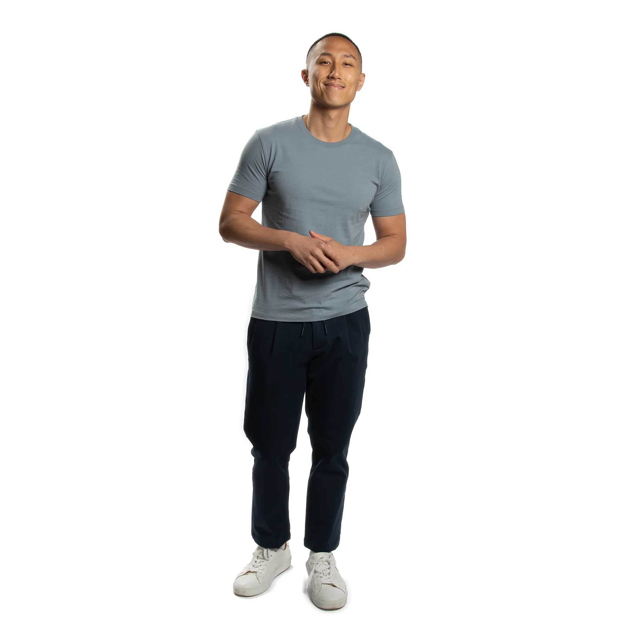 Japanese Summer T-Shirt - Denim - Image 3