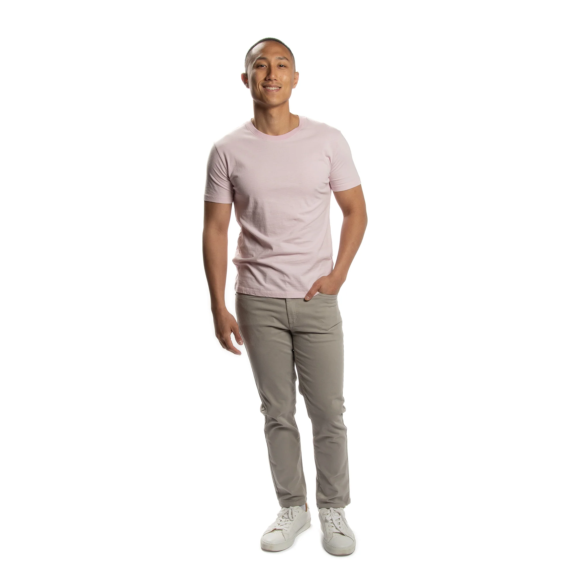 Japanese Summer T-Shirt - Pale Pink - Image 3