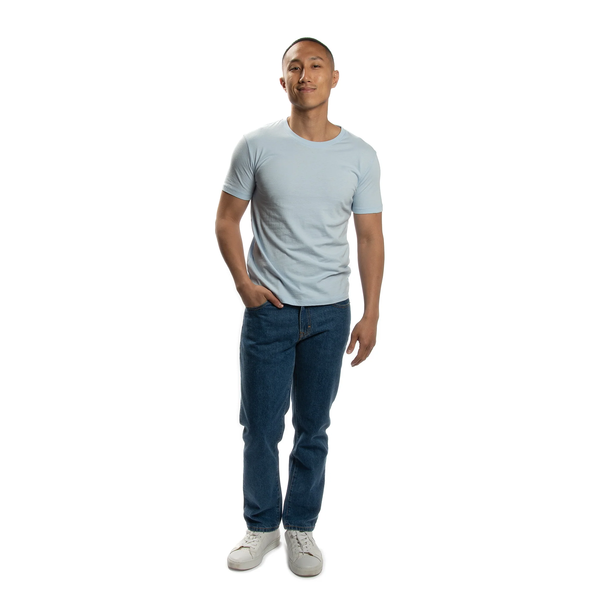 Japanese Summer T-Shirt - Pale Blue - Image 4