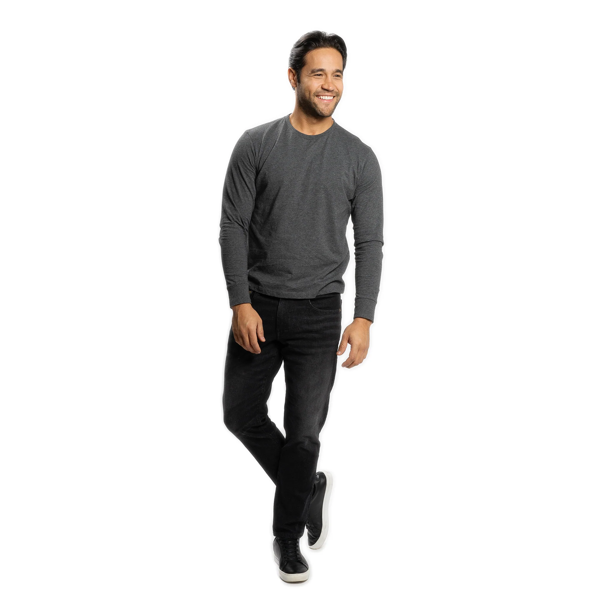 Johnny Stretch Jeans Slim Fit - Black Wash - Image 3