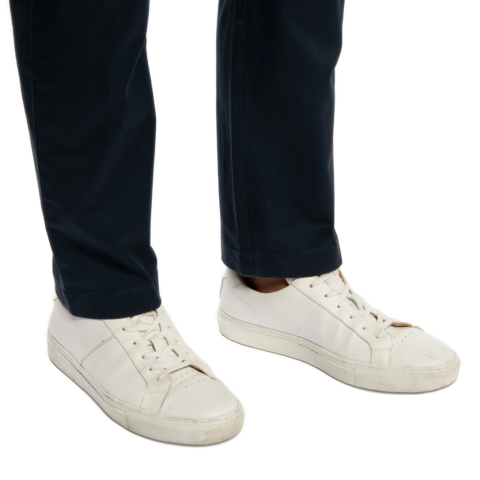 Lightweight Stretch Chinos Slim Fit - Navy - Image 6