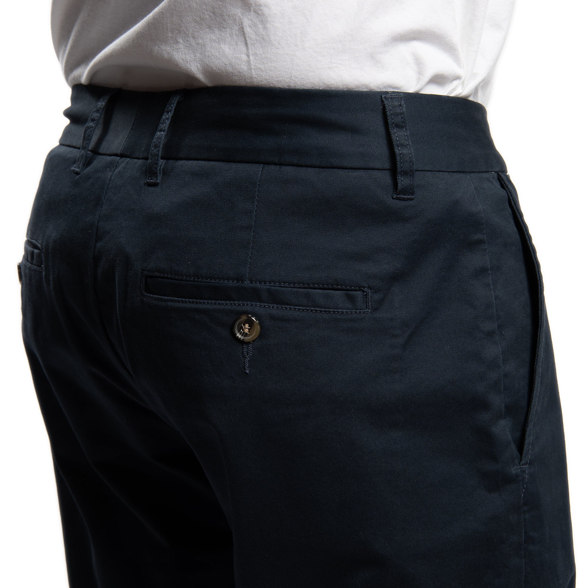 Lightweight Stretch Chinos Standard Fit - Navy - Image 5