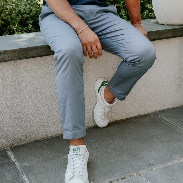 Lightweight Stretch Chinos Standard Fit - Slate - Image 3
