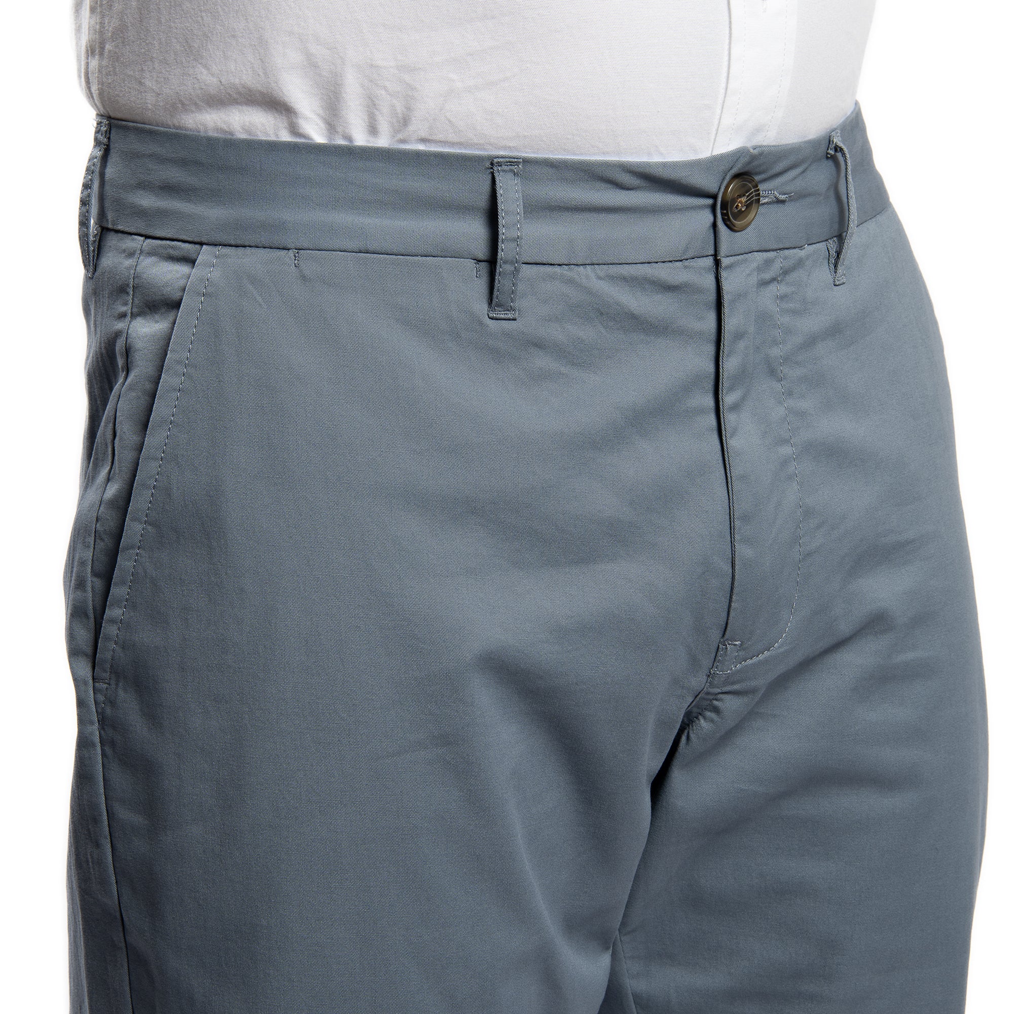 Lightweight Stretch Chinos Standard Fit - Slate - Image 4
