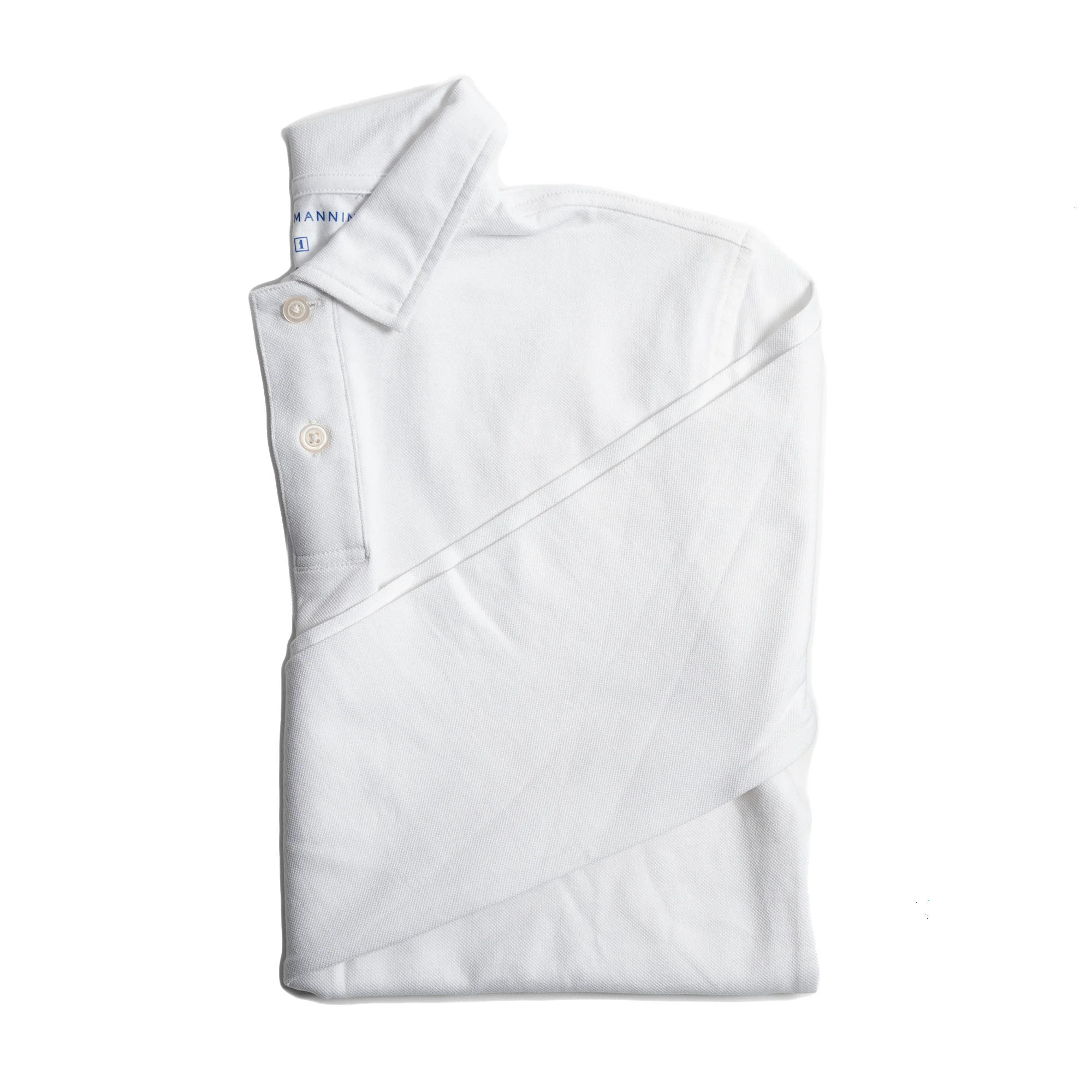 Long Sleeve Polo - White - Image 5