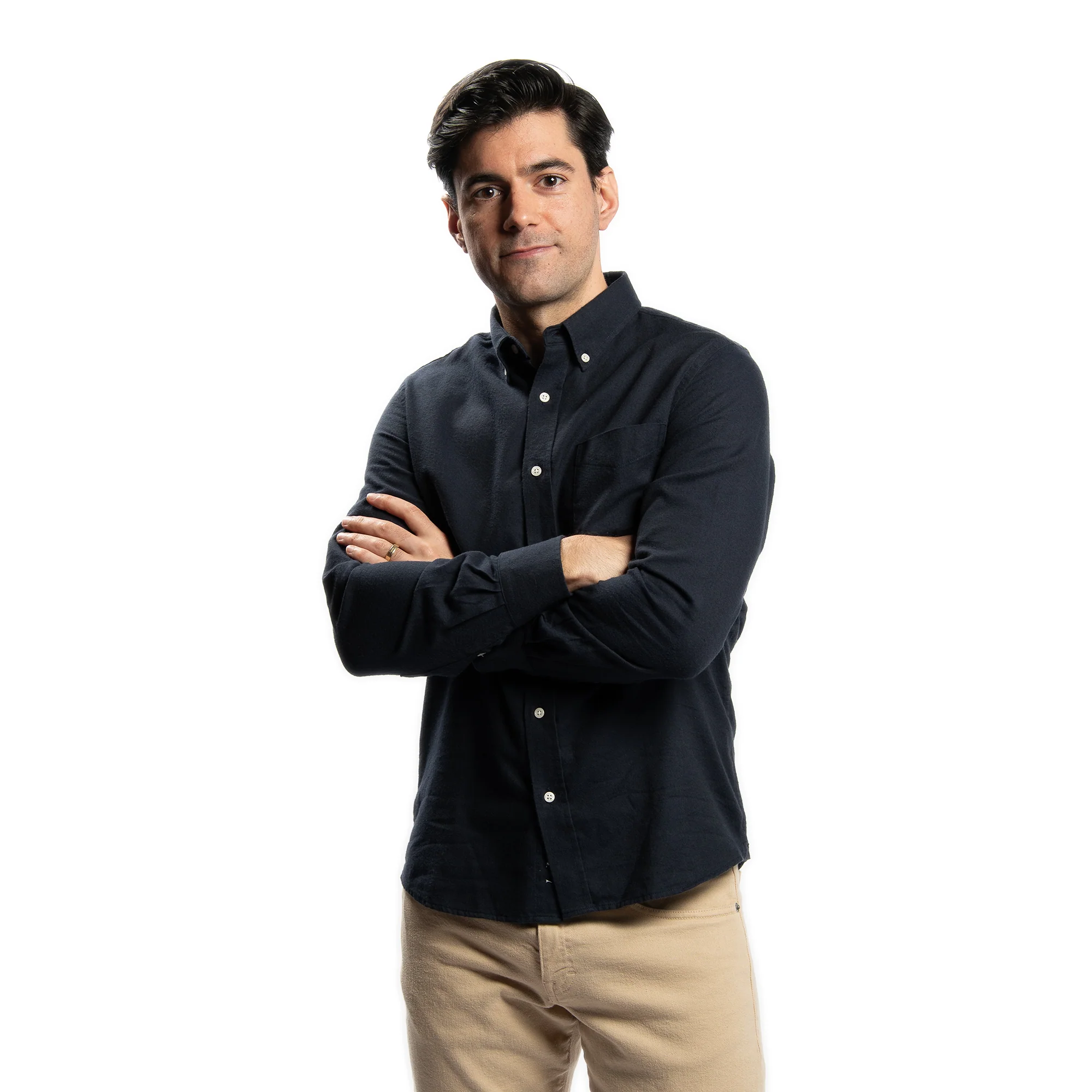 Merino Wool Shirts - Navy - Image 4