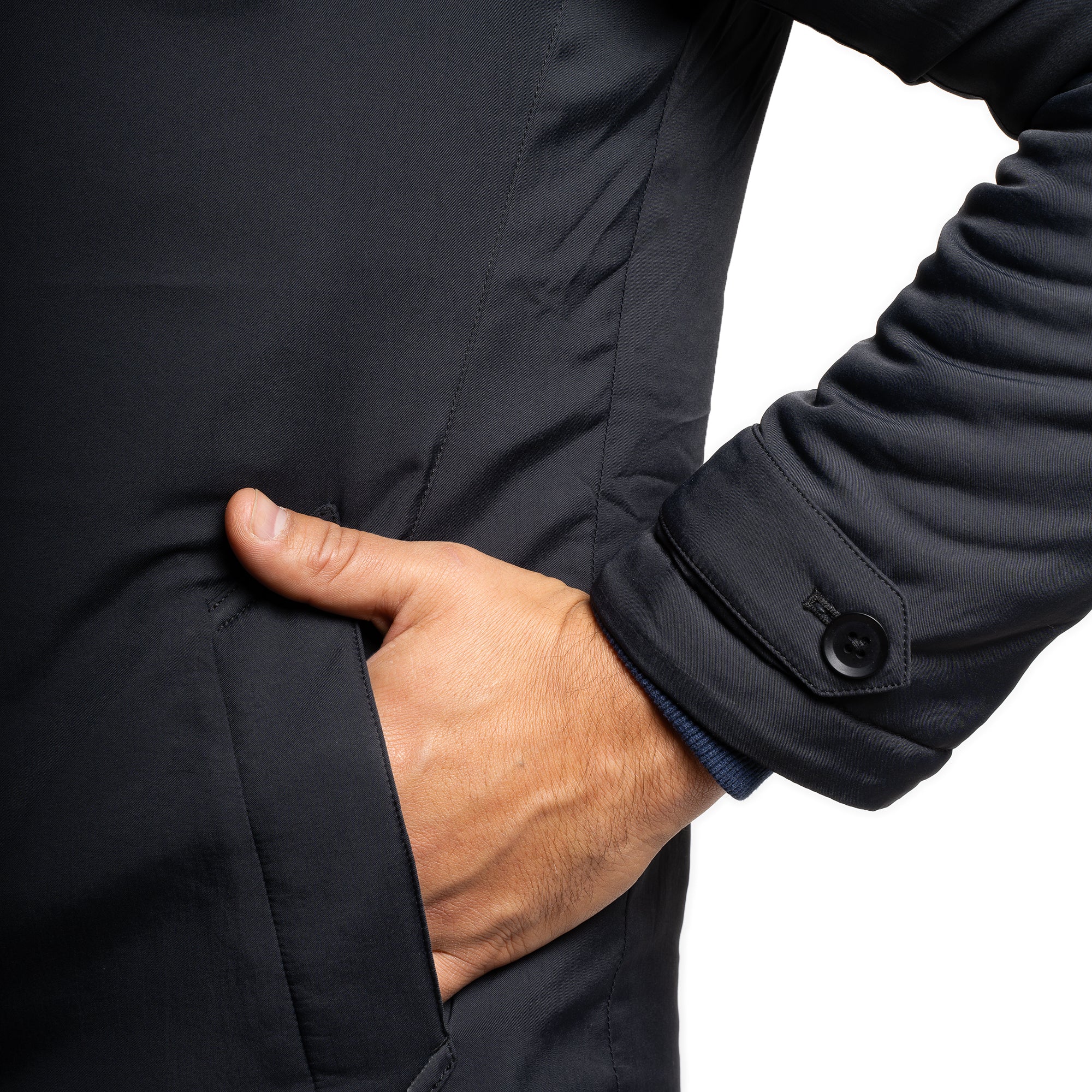 Milan Car Coat - Black - Image 4