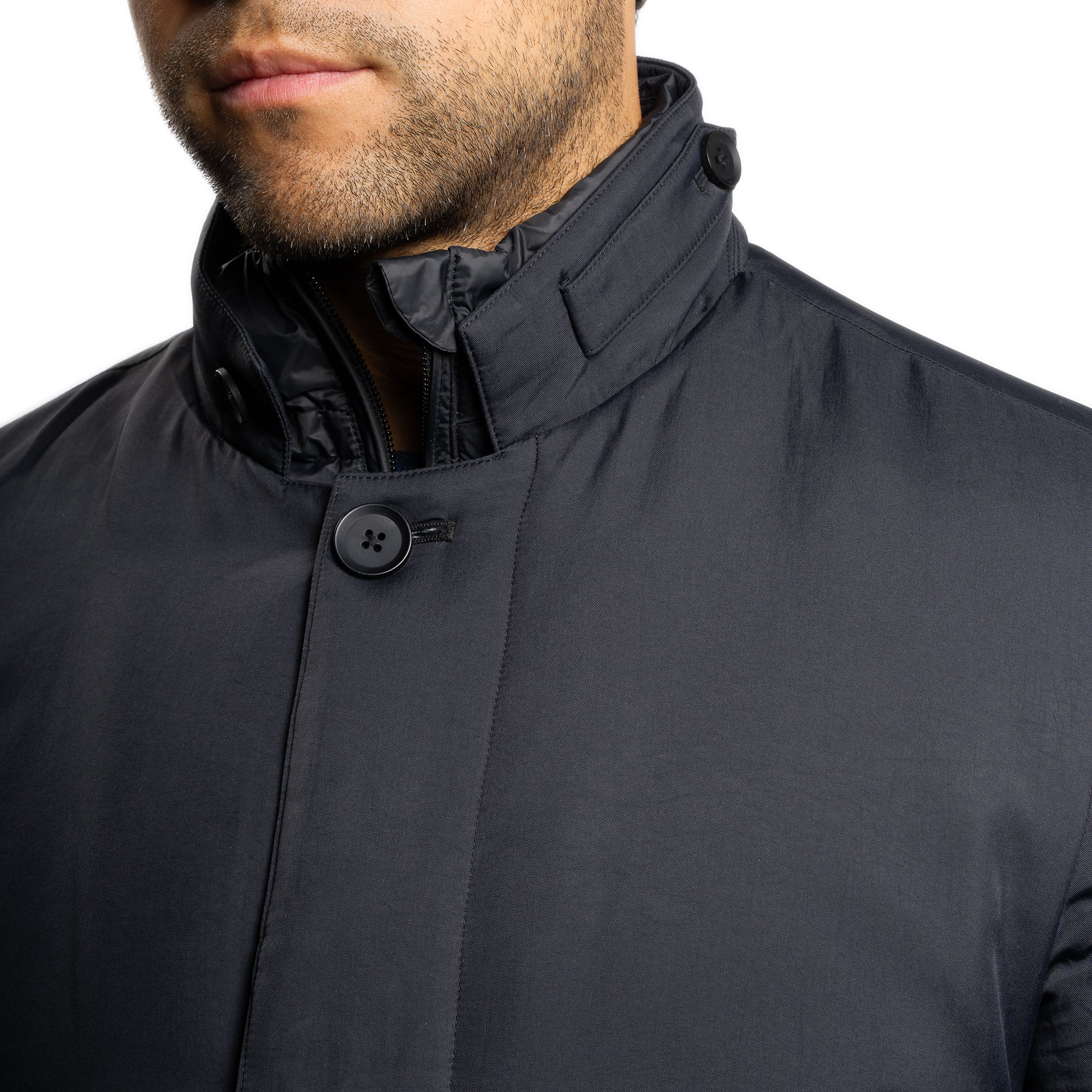 Milan Car Coat - Black - Image 5